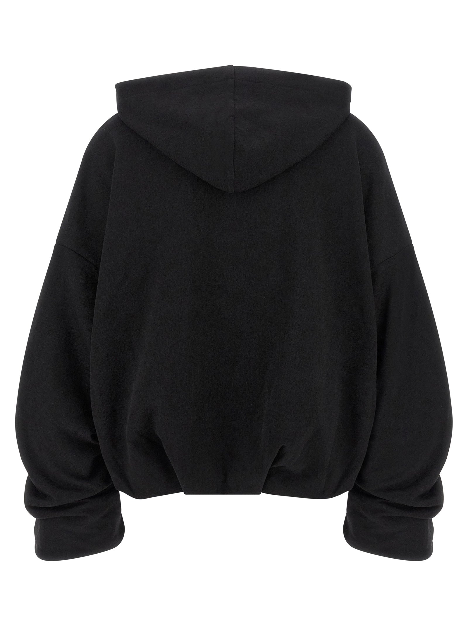 Dries Van Noten Schwarzer Baumwoll-Hoodie