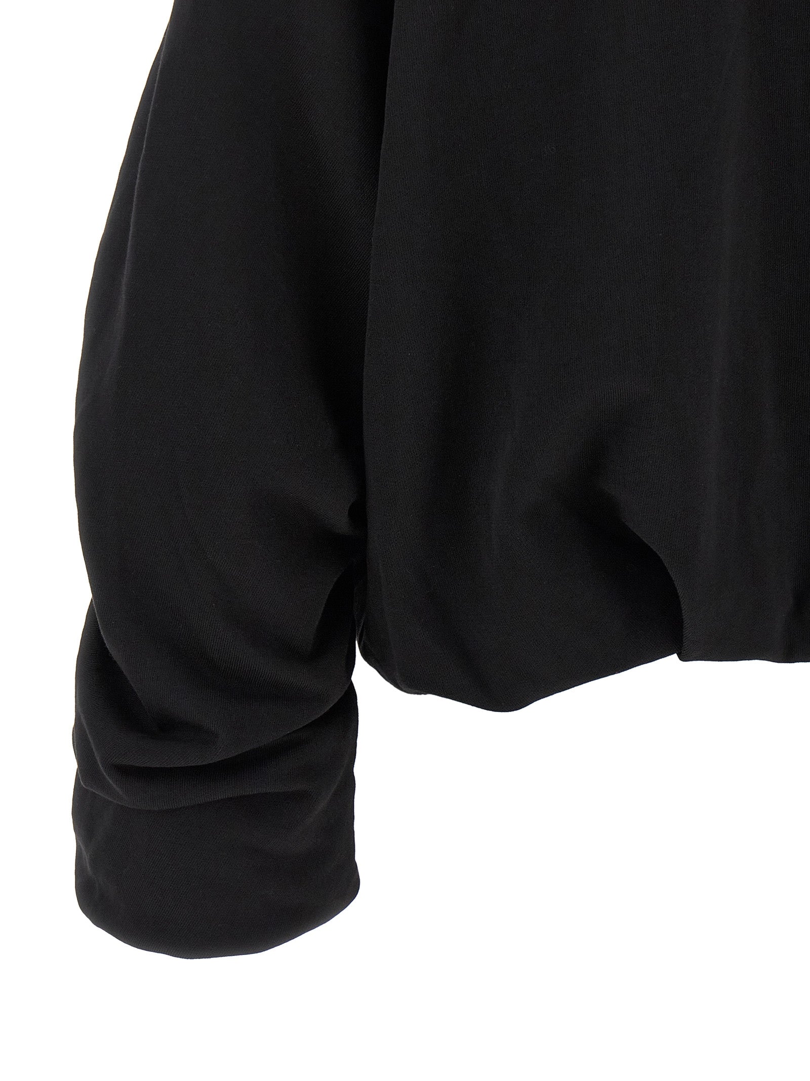 Dries Van Noten Schwarzer Baumwoll-Hoodie