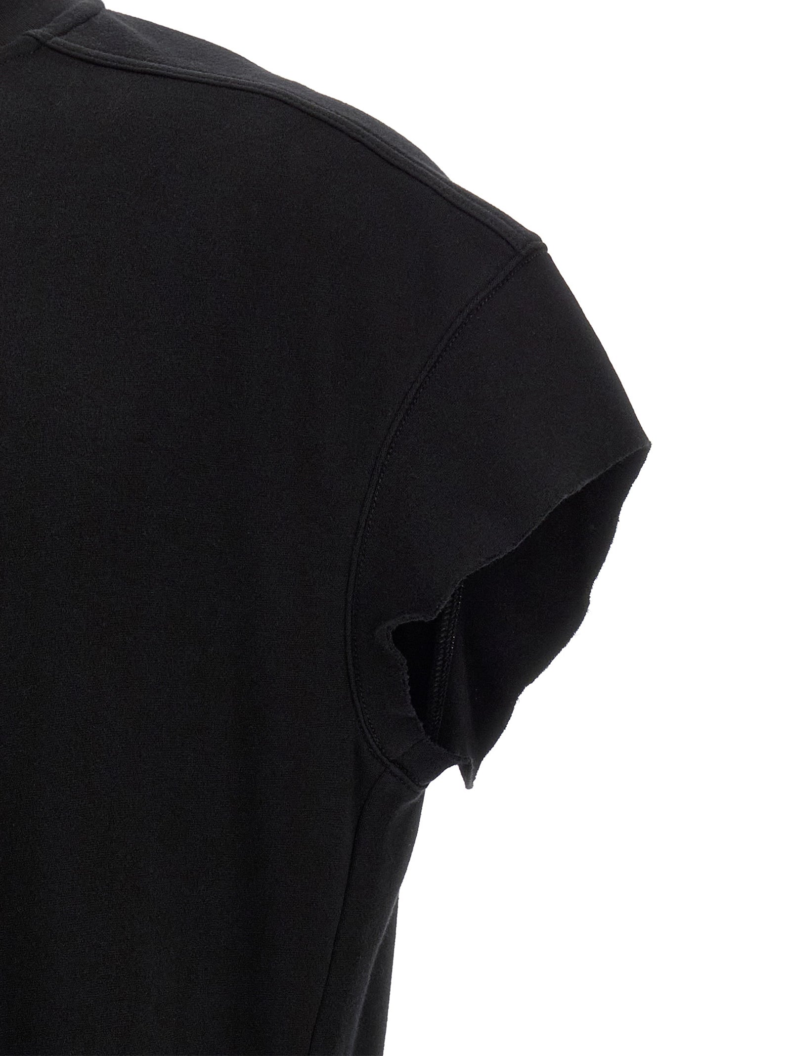 Rick Owens Schwarzes Baumwoll-T-Shirt