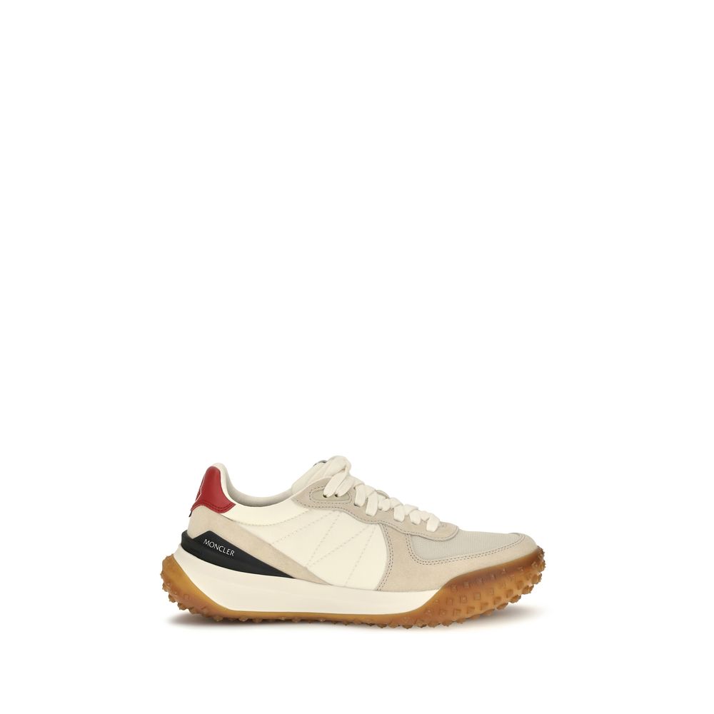 Moncler Beige Polyamid-Sneakers für sportliche Aktivitäten