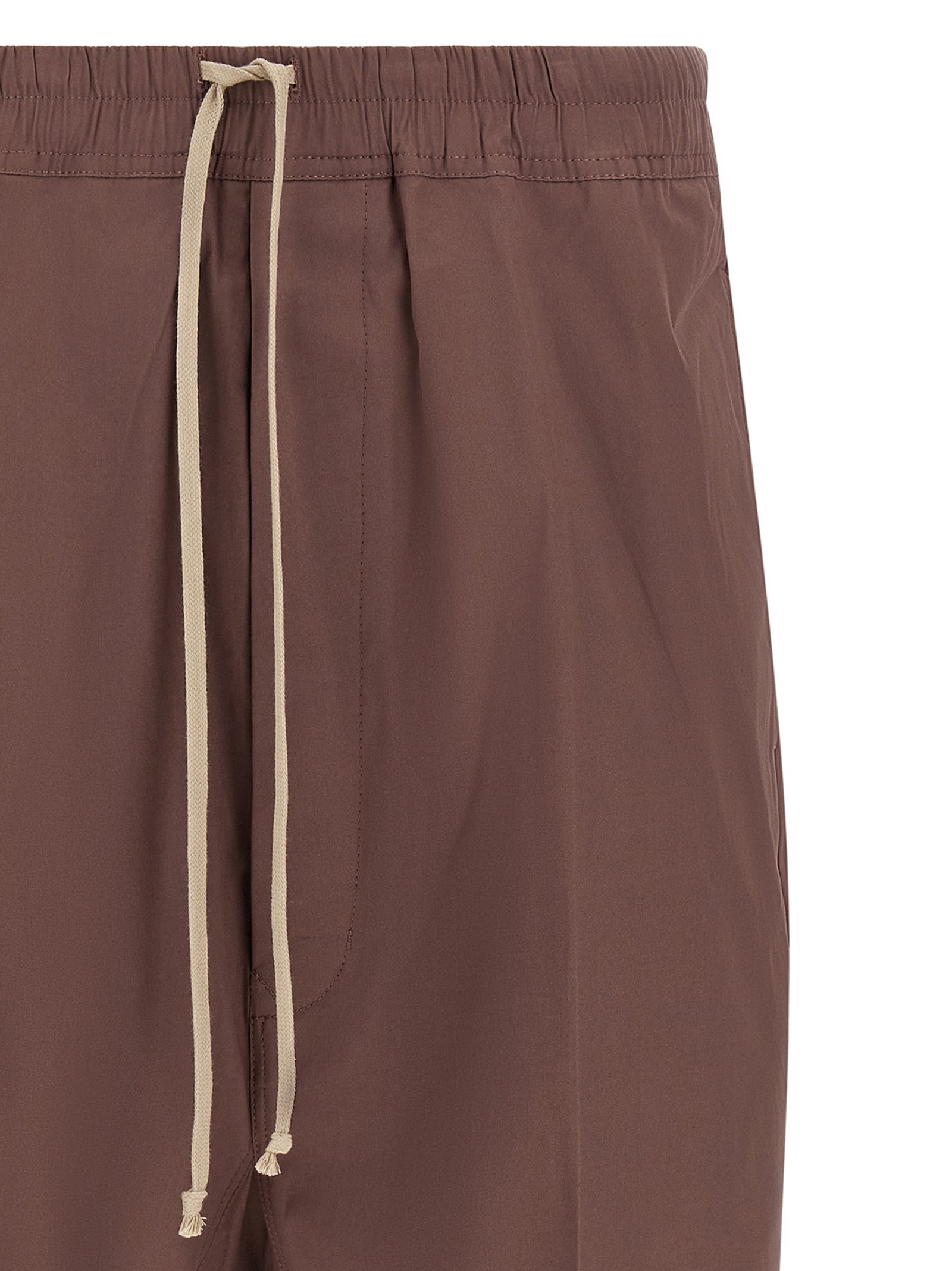 Rick Owens Braune Baumwoll-Bermudashorts