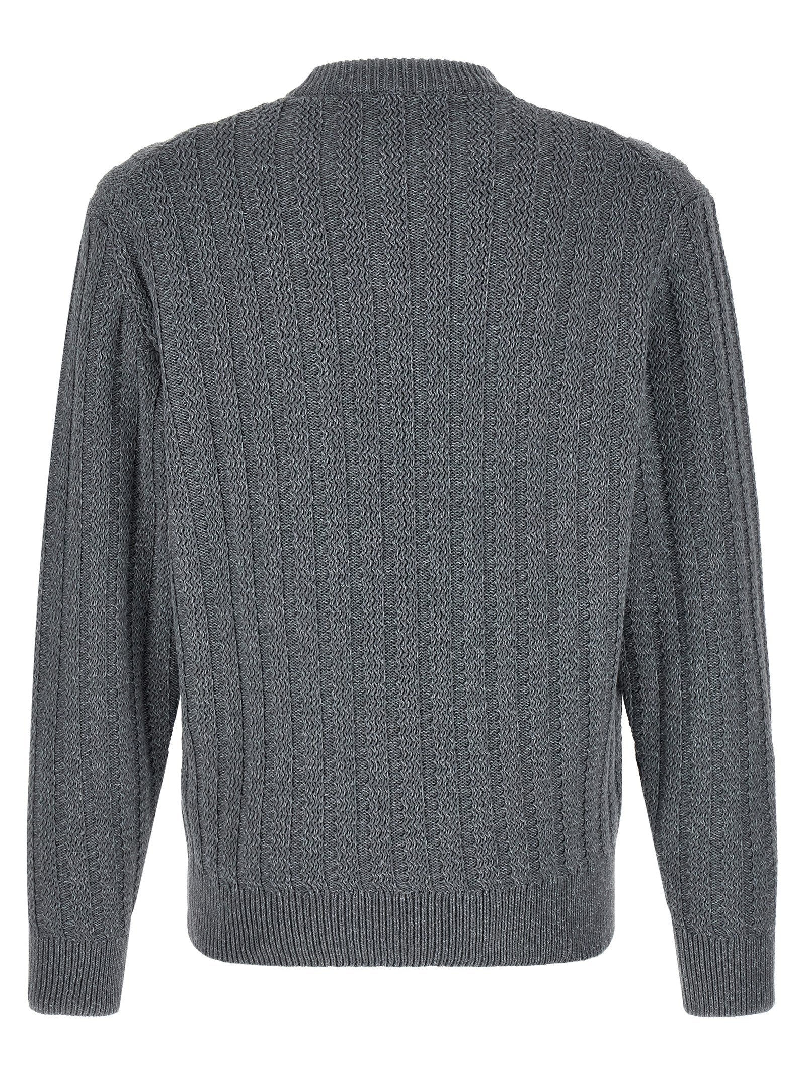 Hugo Boss Grauer Baumwollcardigan