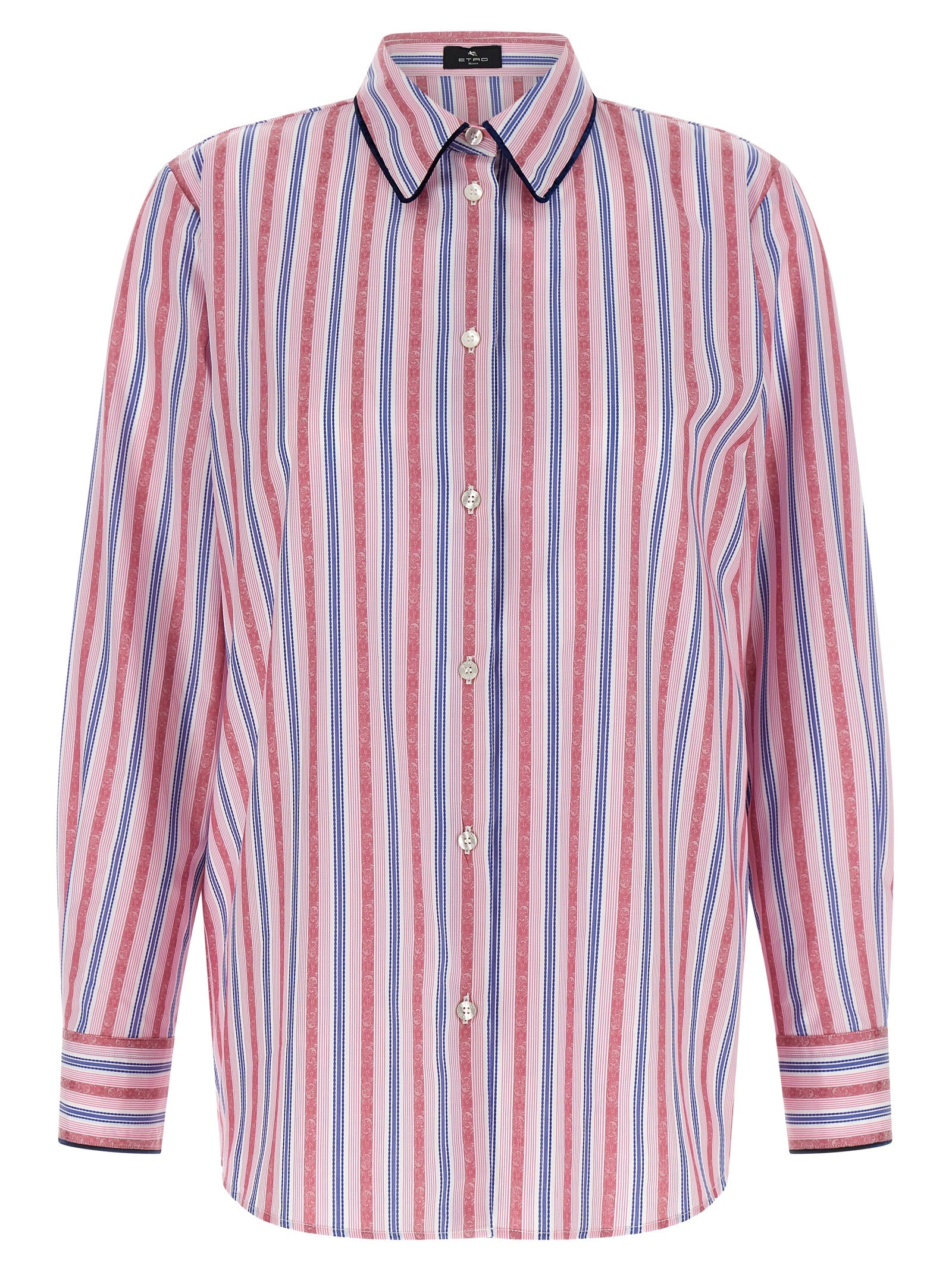 Etro Mehrfarbige Baumwollbluse