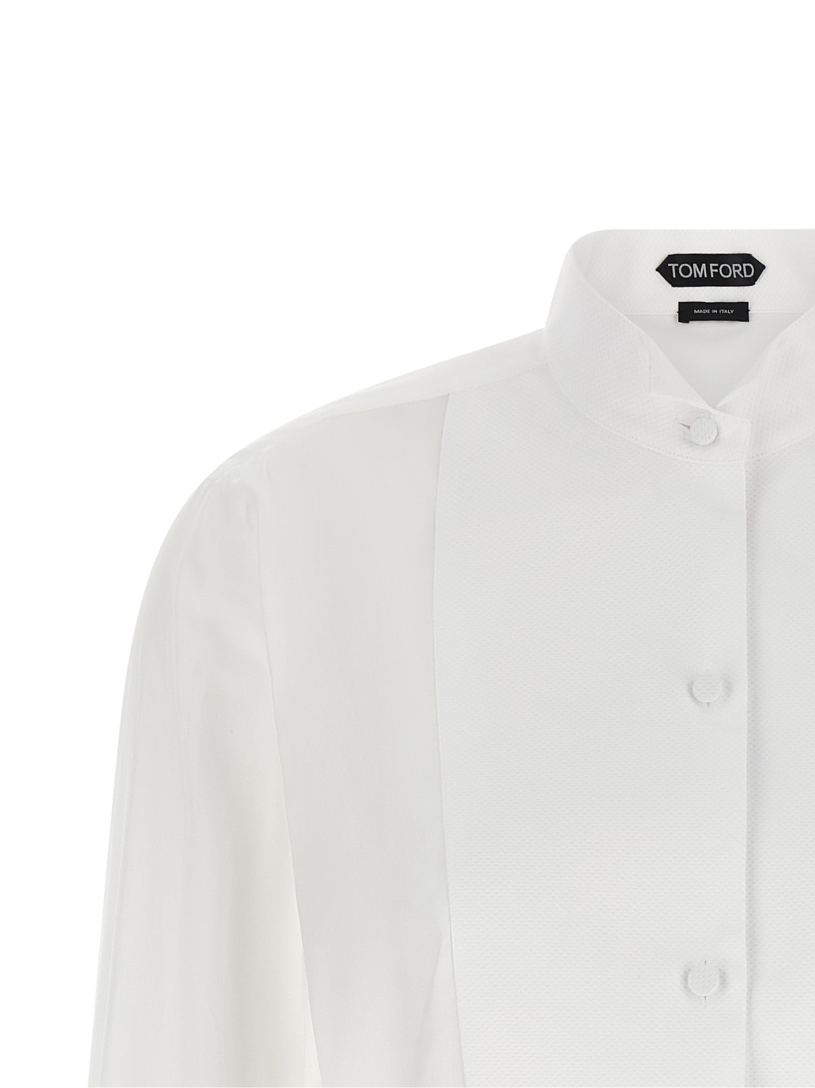 Tom Ford Weiße Baumwollbluse