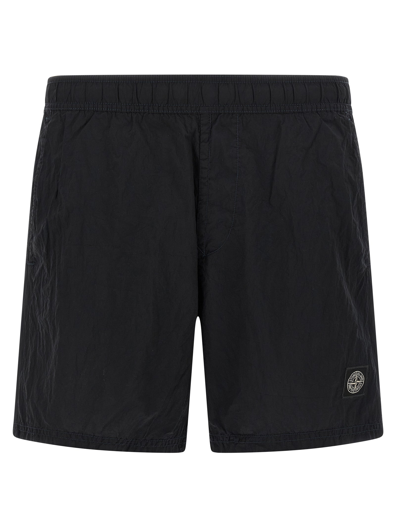 Stone Island Blaue Badeshorts aus Polyamid