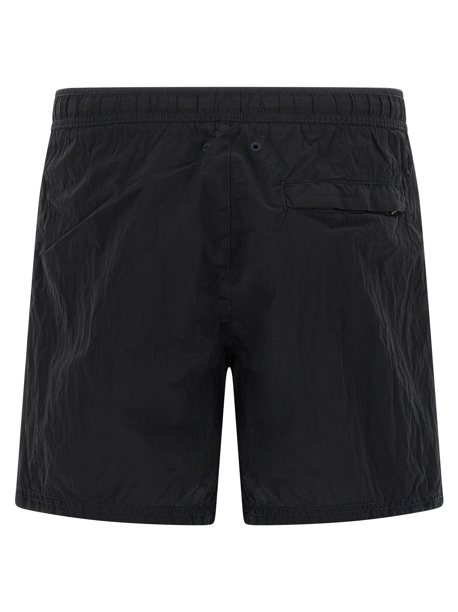 Stone Island Blaue Badeshorts aus Polyamid