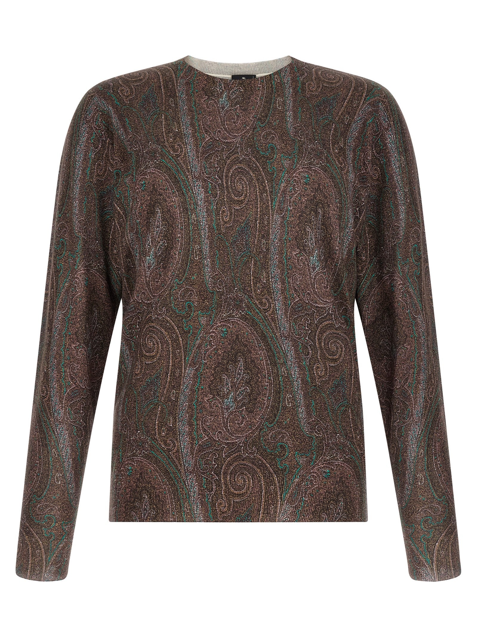 Etro Bordeaux-Seidenstrickjacke