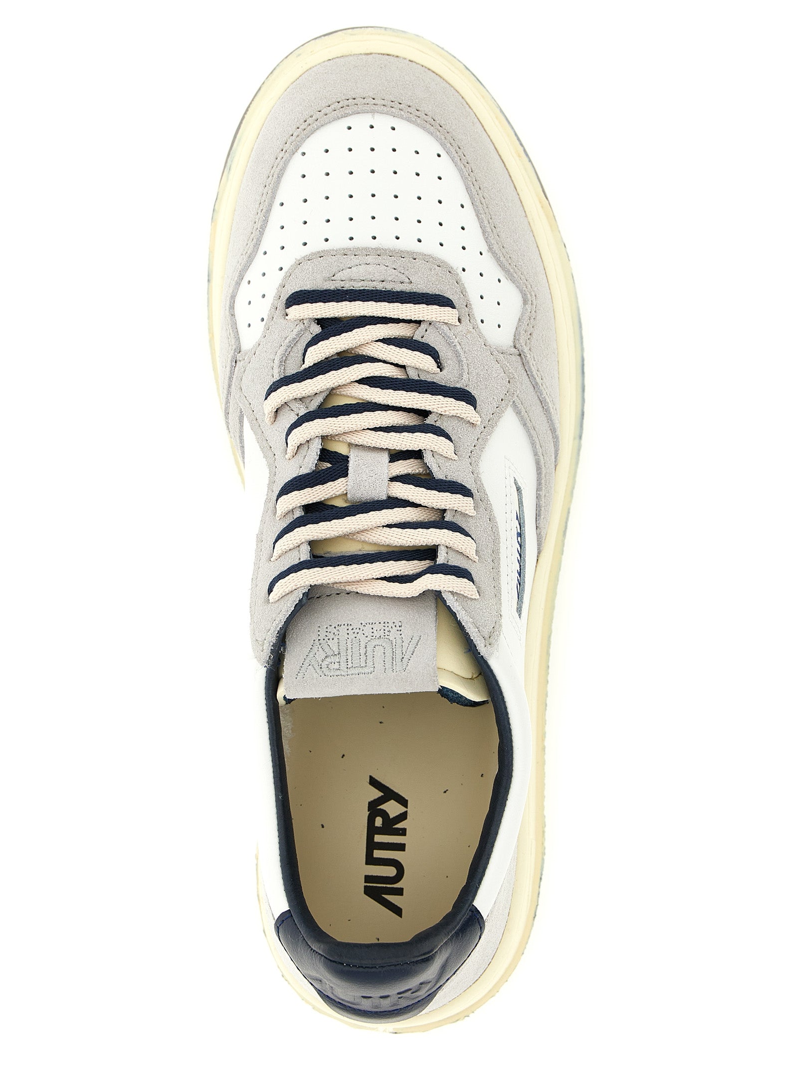Autry Mehrfarbige Sneaker aus Rindsleder im Athletic-Stil