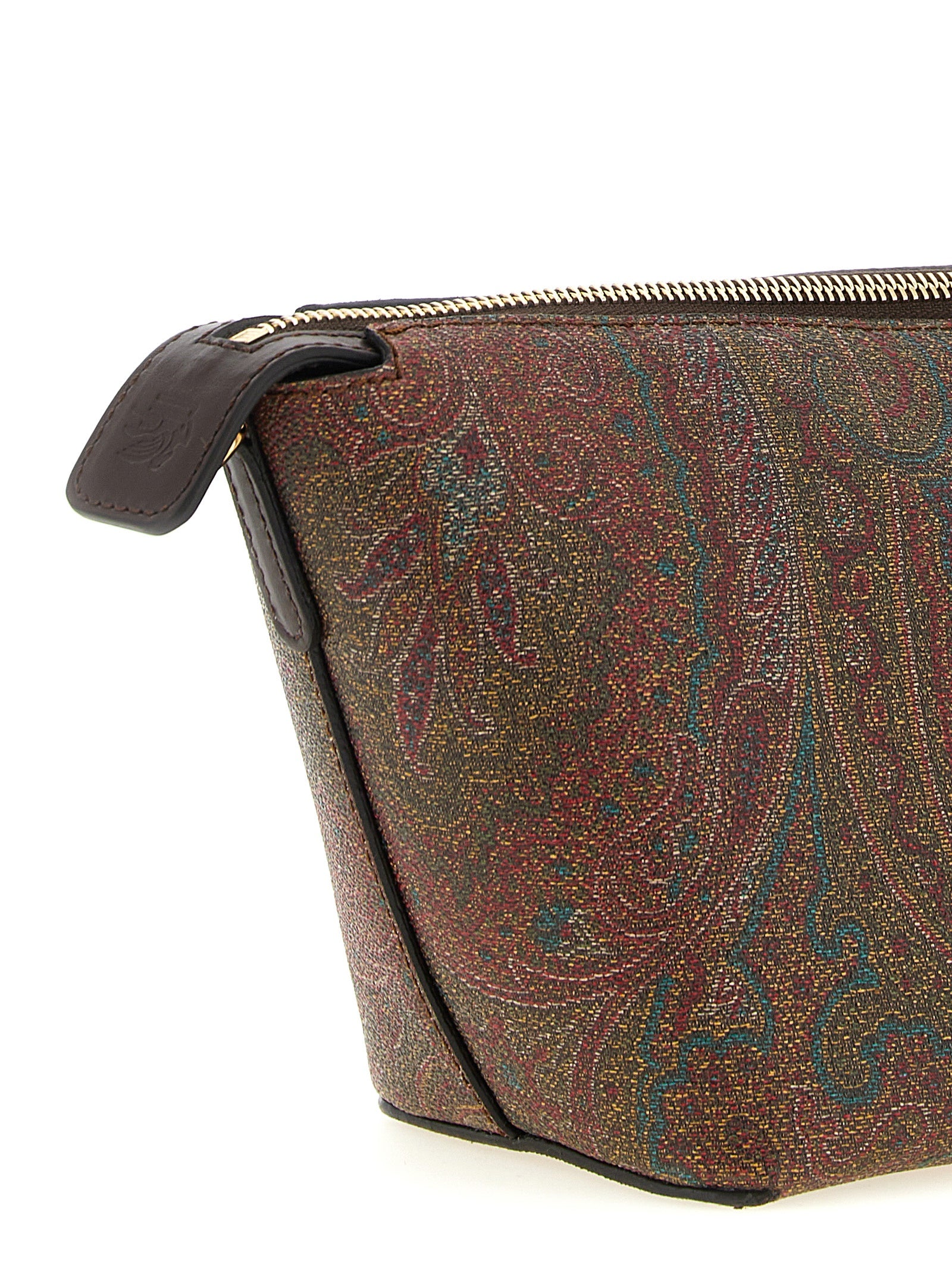 Etro Braune Umhängetasche aus Baumwolle