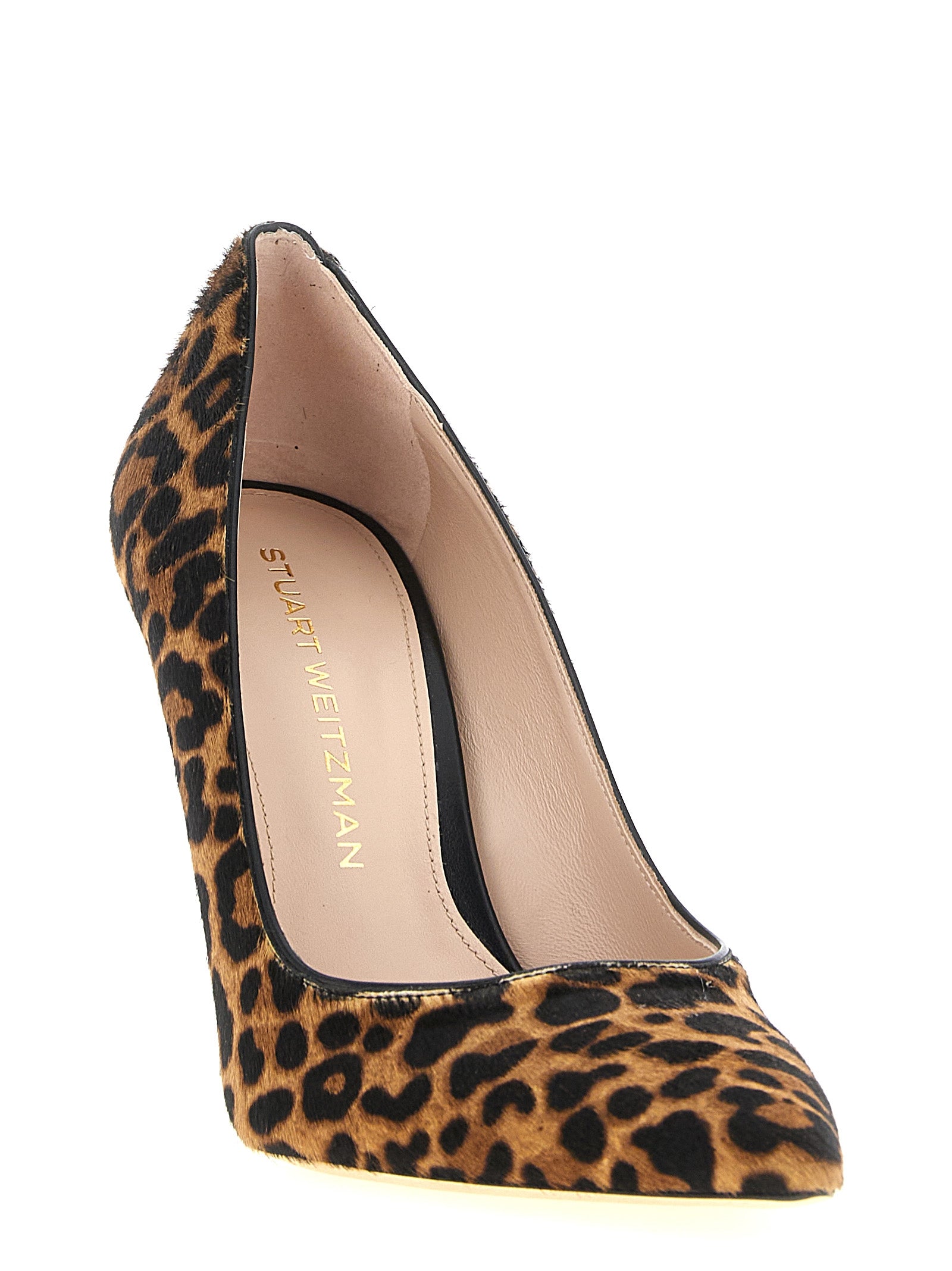Stuart Weitzman Mehrfarbige Pumps aus Kalbsleder mit hohem Absatz