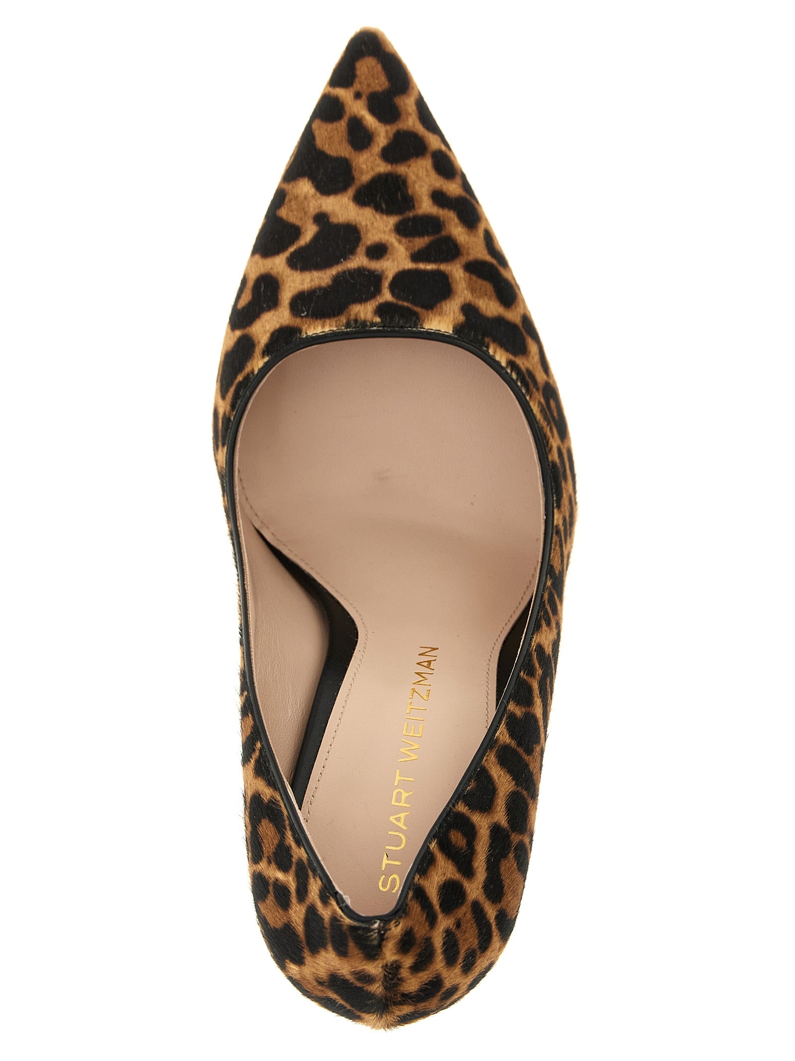 Stuart Weitzman Mehrfarbige Pumps aus Kalbsleder mit hohem Absatz
