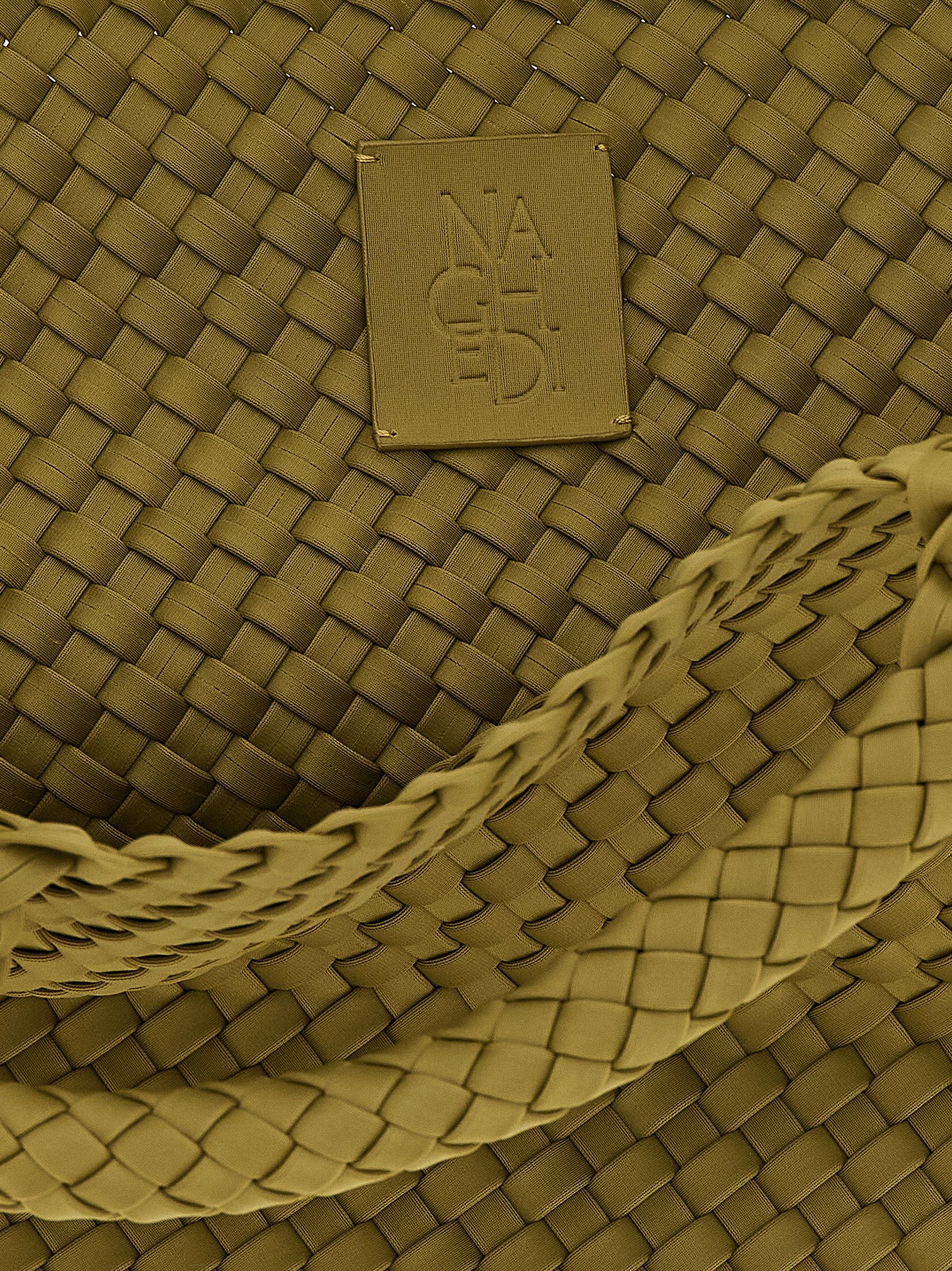 NAGHEDI Grüne Nylon Handtasche