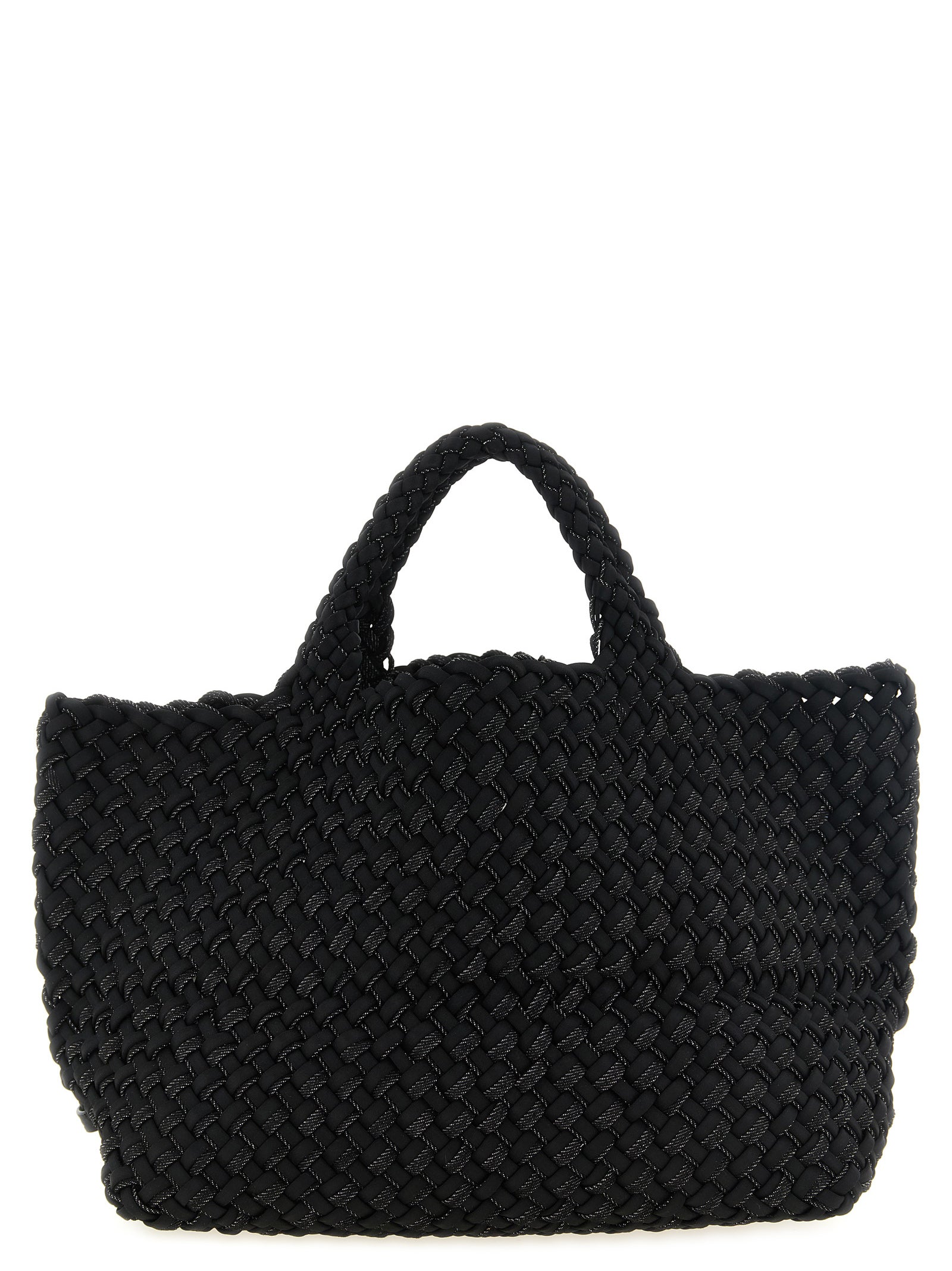 NAGHEDI Schwarze Nylon-Tragetasche