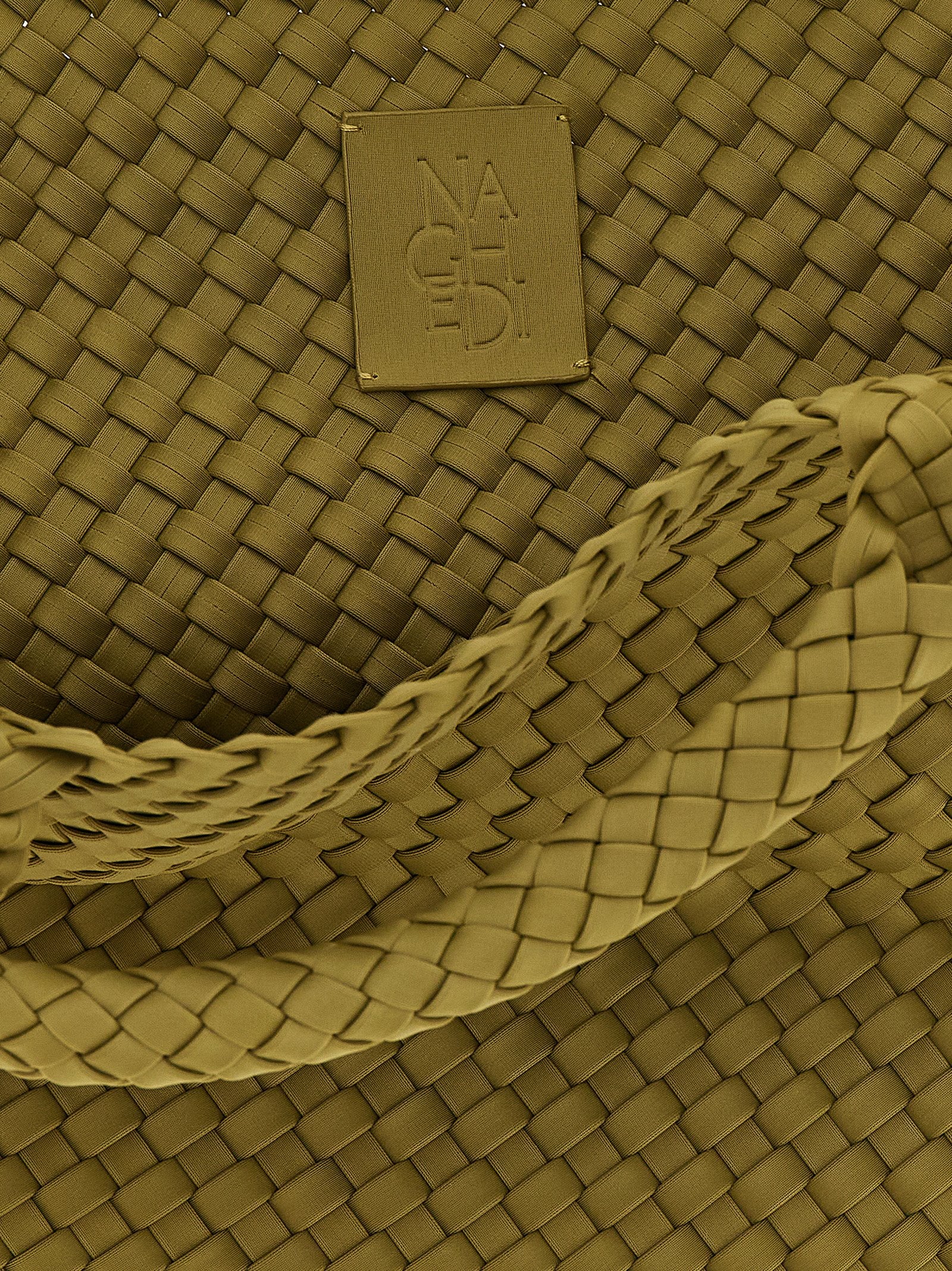 NAGHEDI Grüne Nylon Handtasche