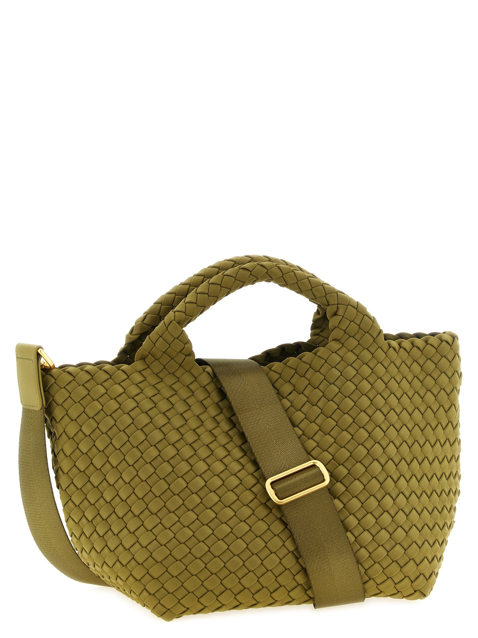 NAGHEDI Grüne Nylon Handtasche