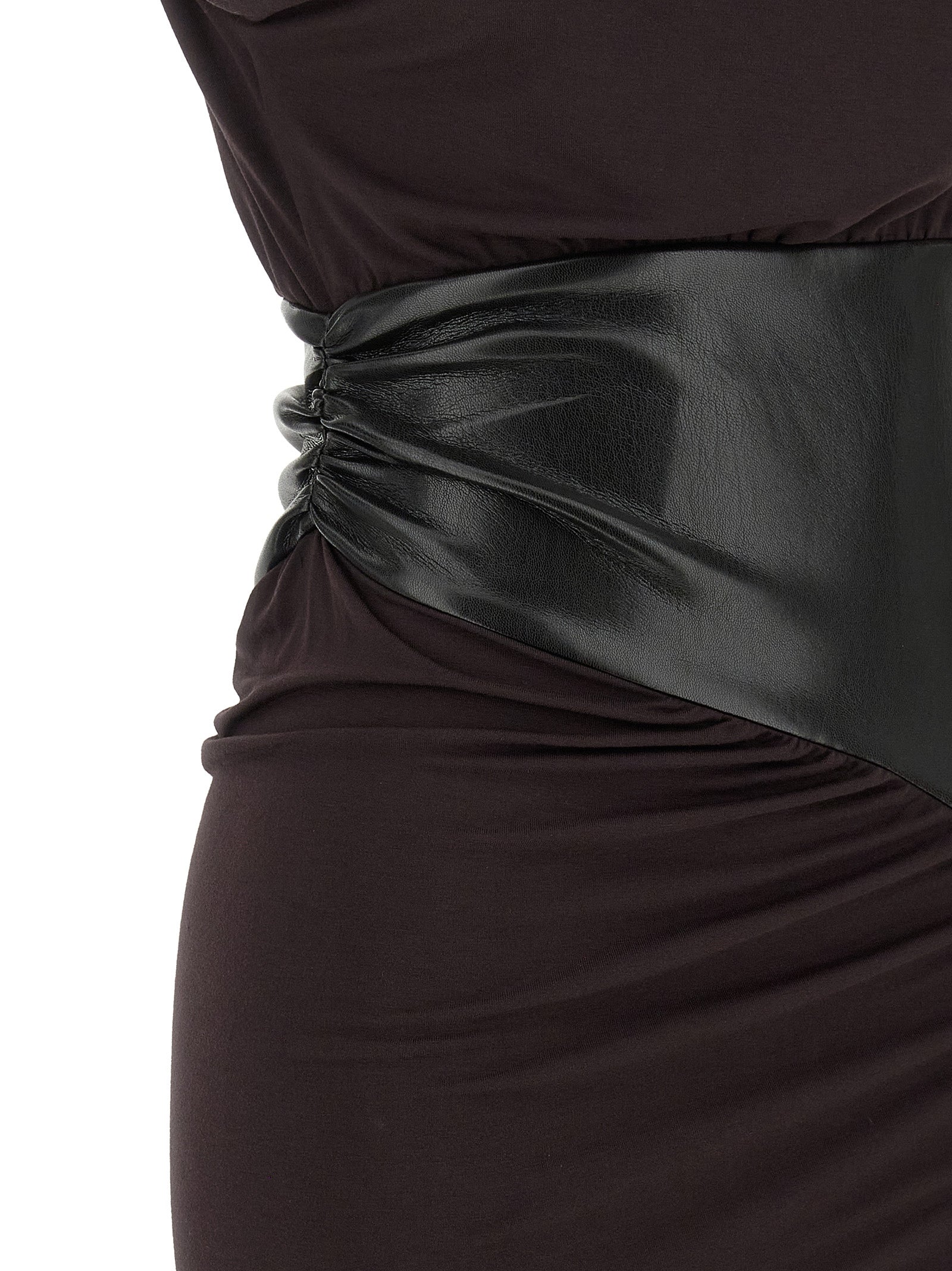 The Andamane Mittelblaues Viskose-Mieder-Kleid