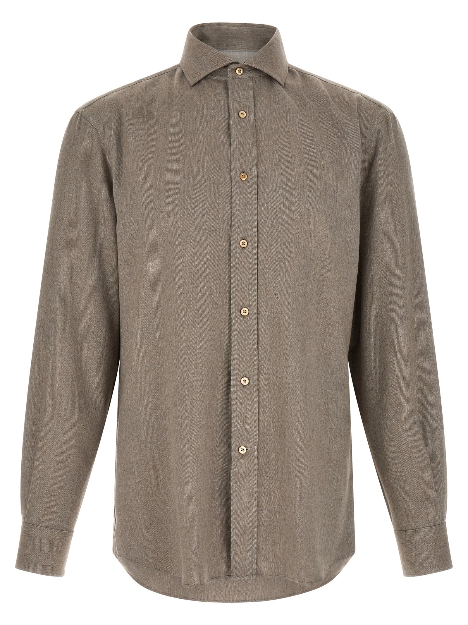 Brunello Cucinelli Graue Baumwollbluse