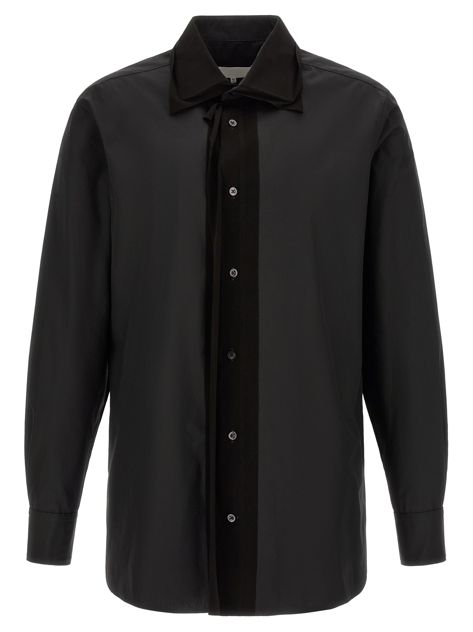 Maison Margiela Schwarze Baumwollbluse