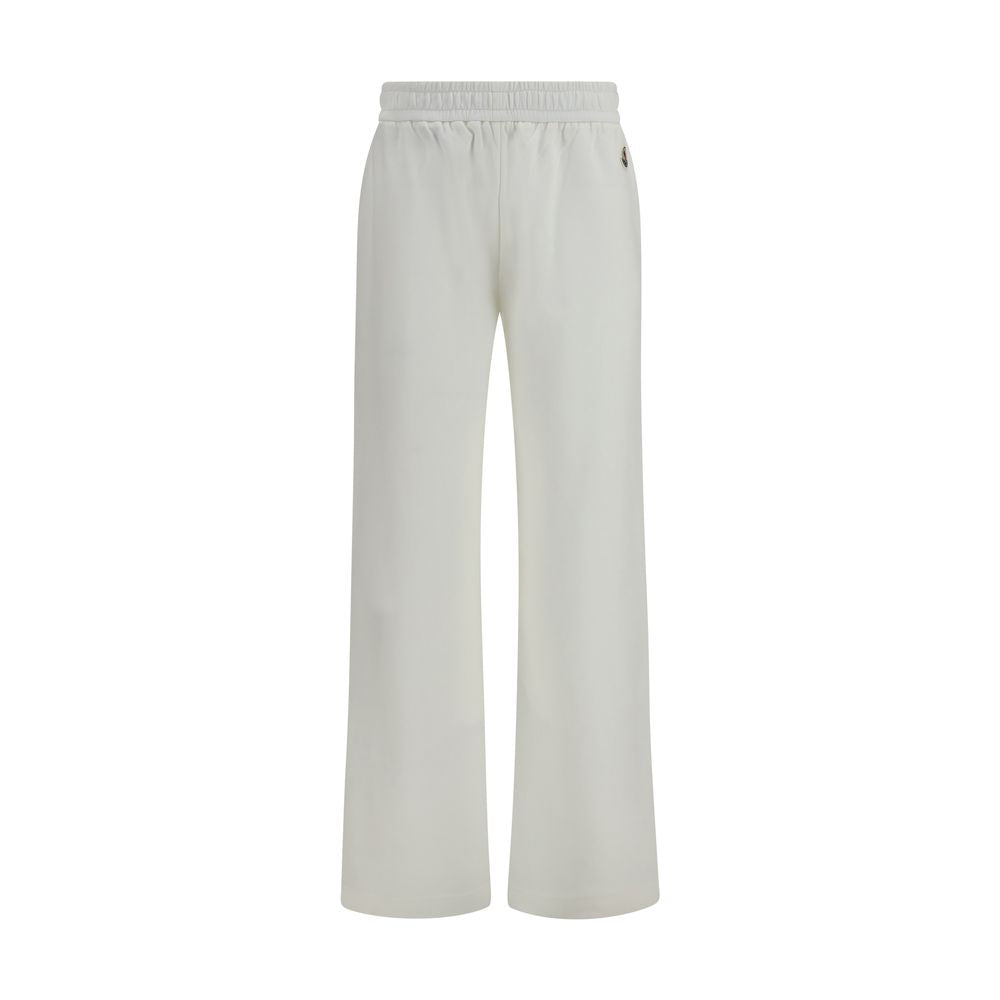 Moncler Weiße Baumwollhose im Casual-Look