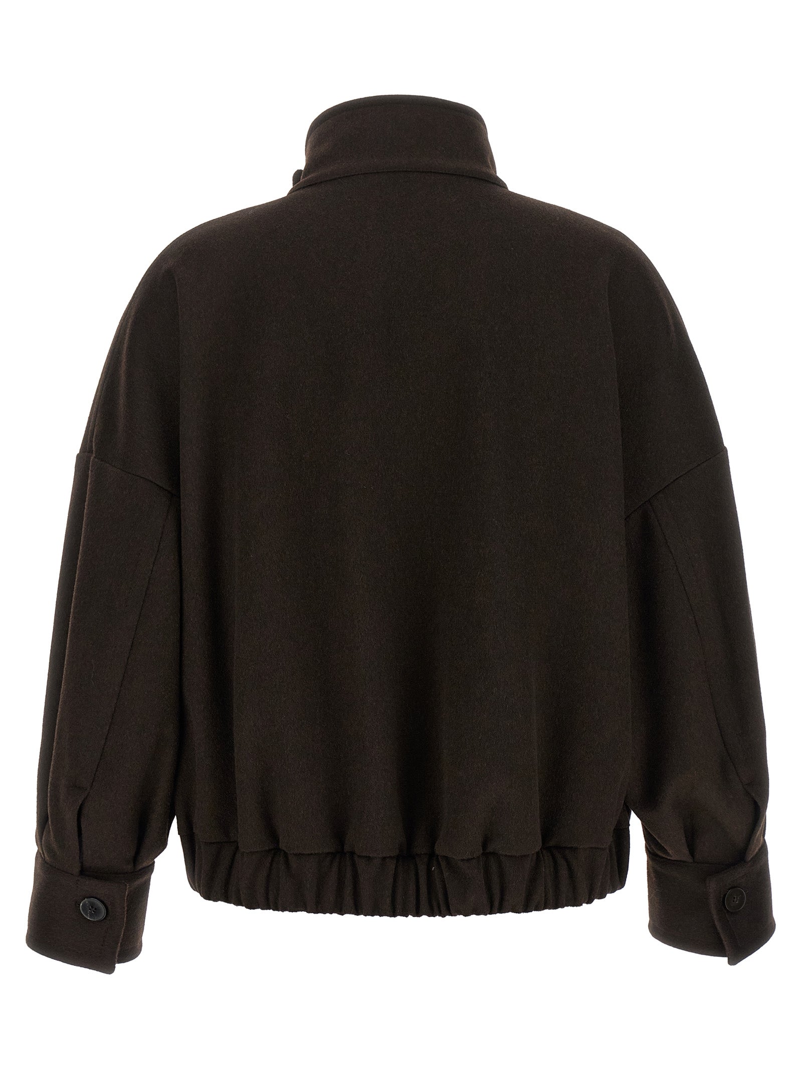 Alberto Biani Brauner Woll-Bomber