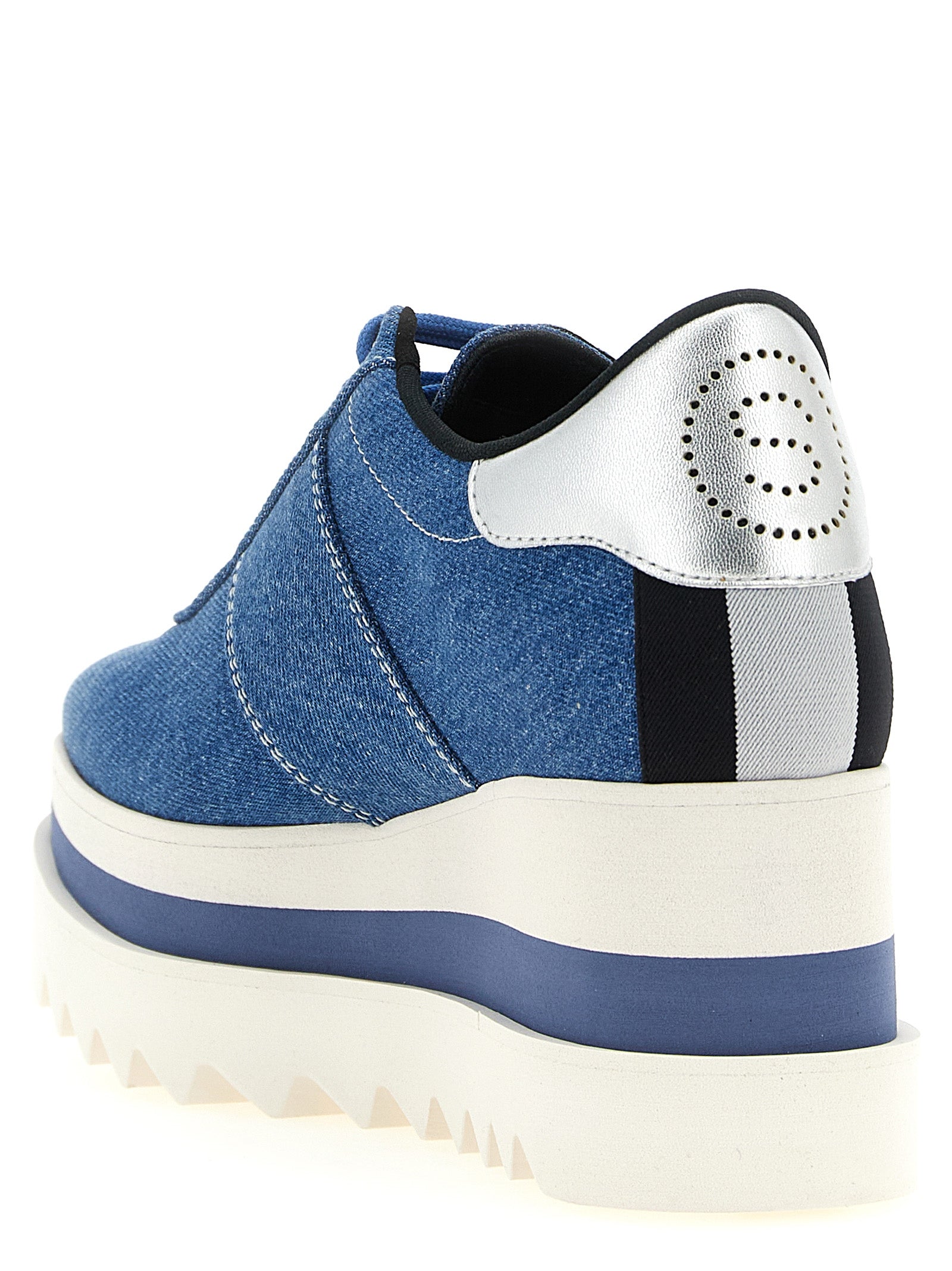 Stella McCartney Blaue EVA Keilsandalen