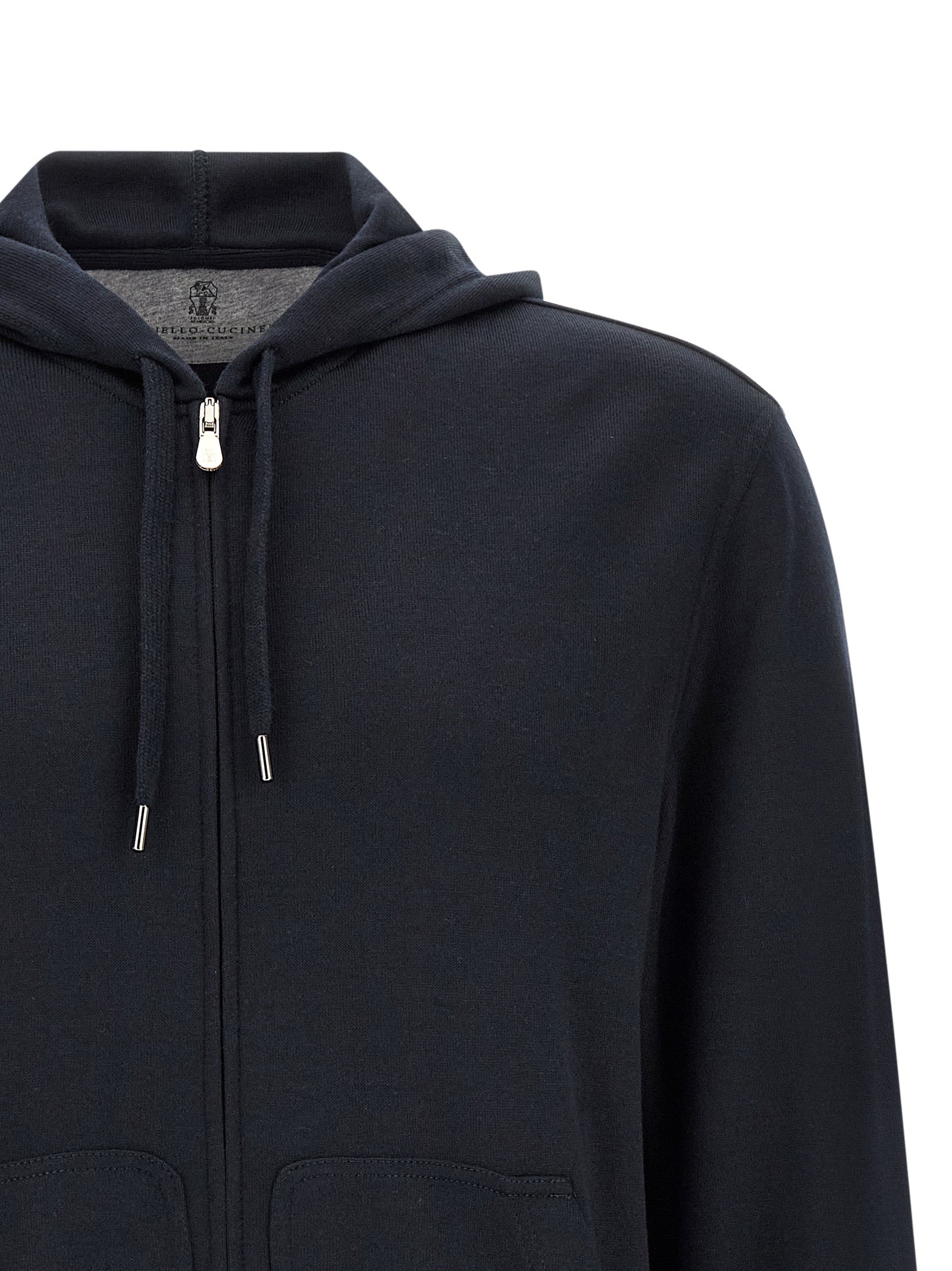Brunello Cucinelli Blauer Kaschmir-Pullover