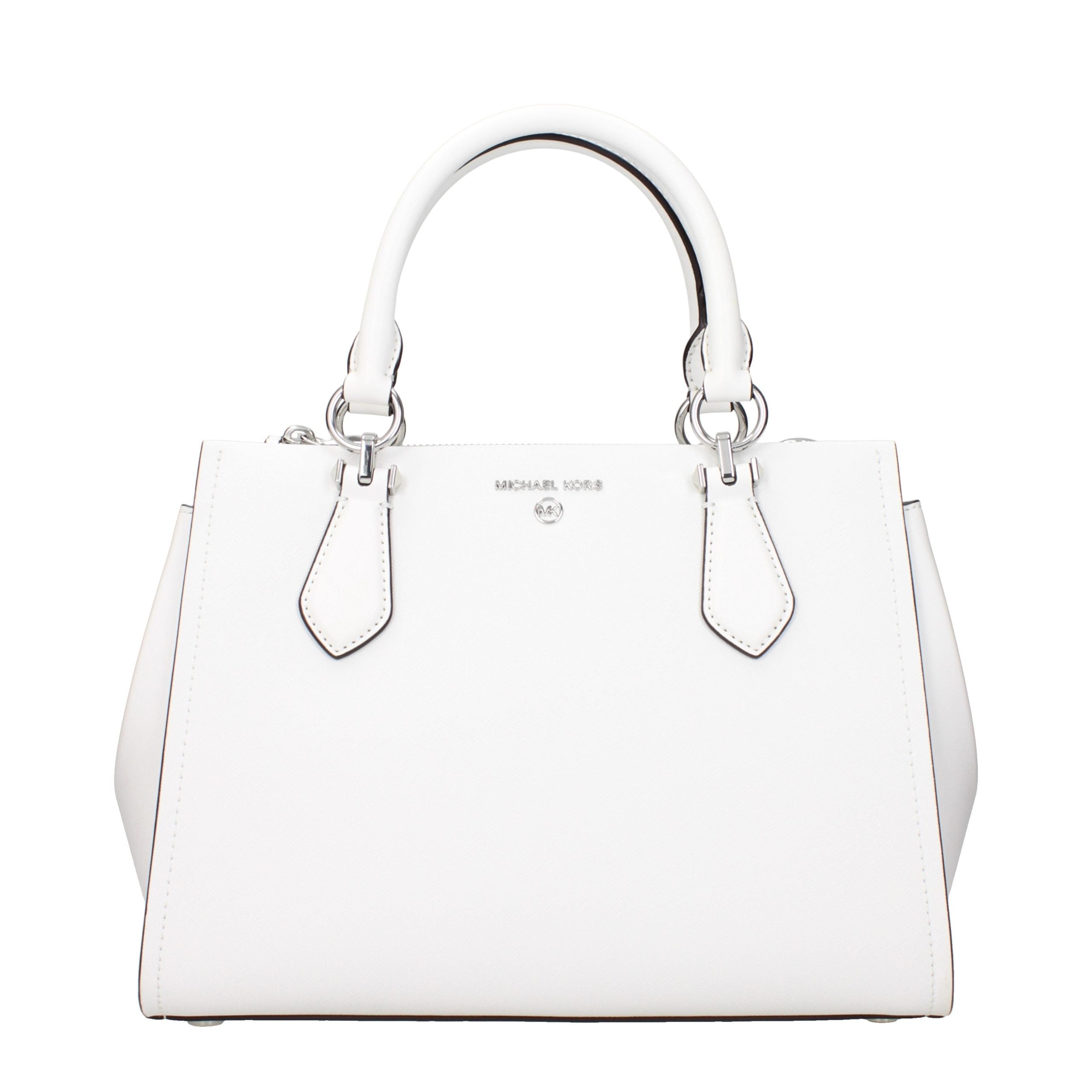 Michael Kors Weiße Ledertasche