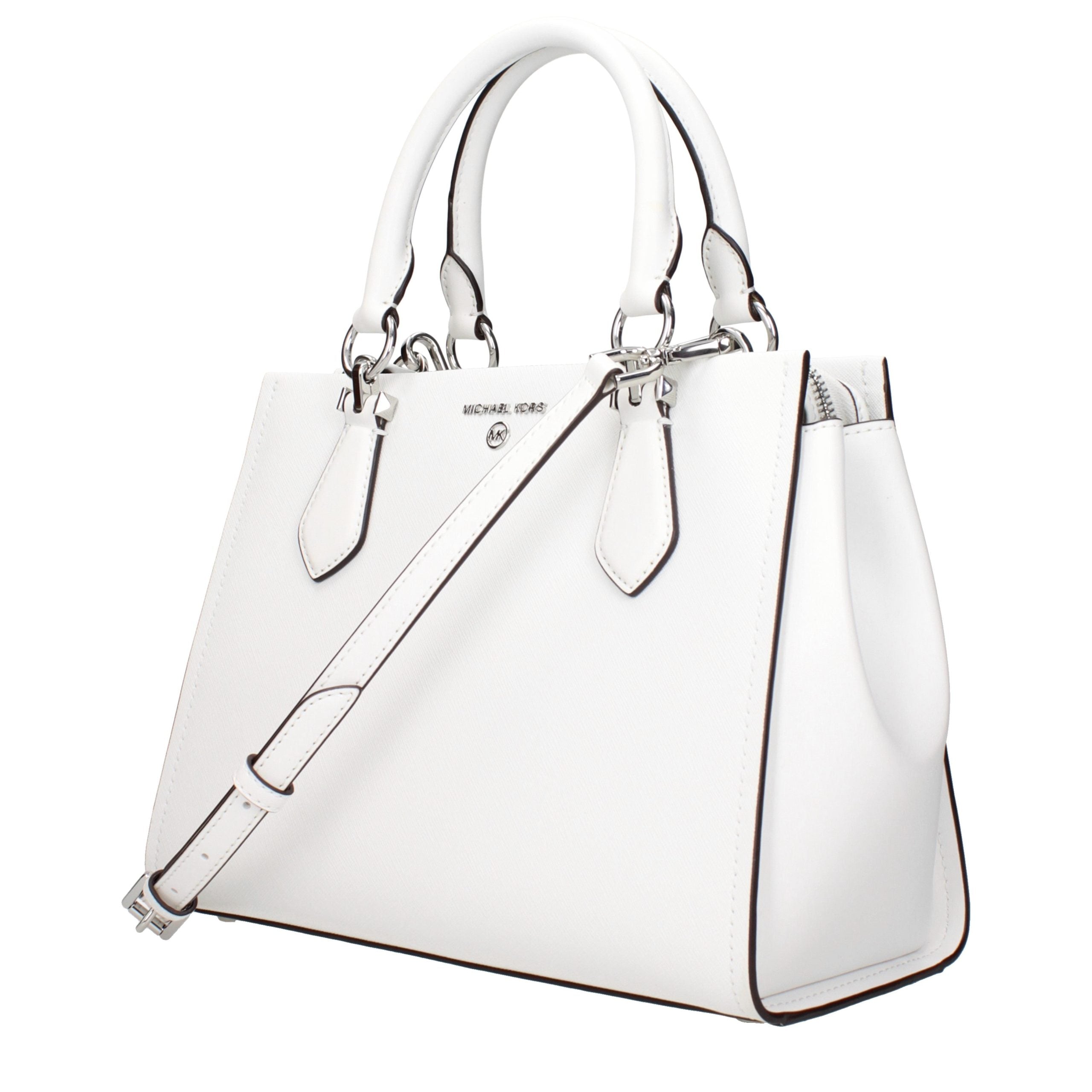 Michael Kors Weiße Ledertasche
