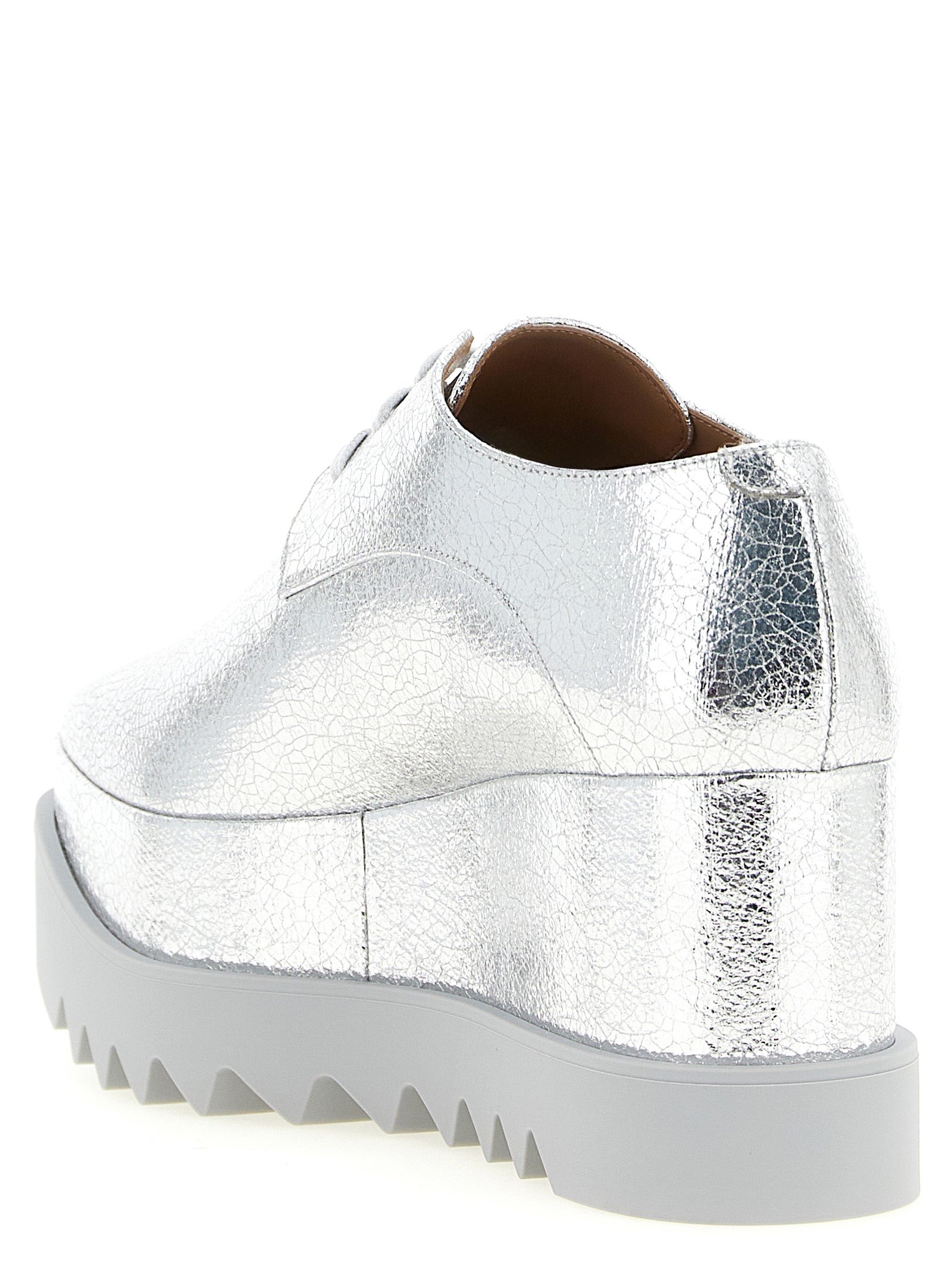 Stella McCartney Silberne EVA Flats