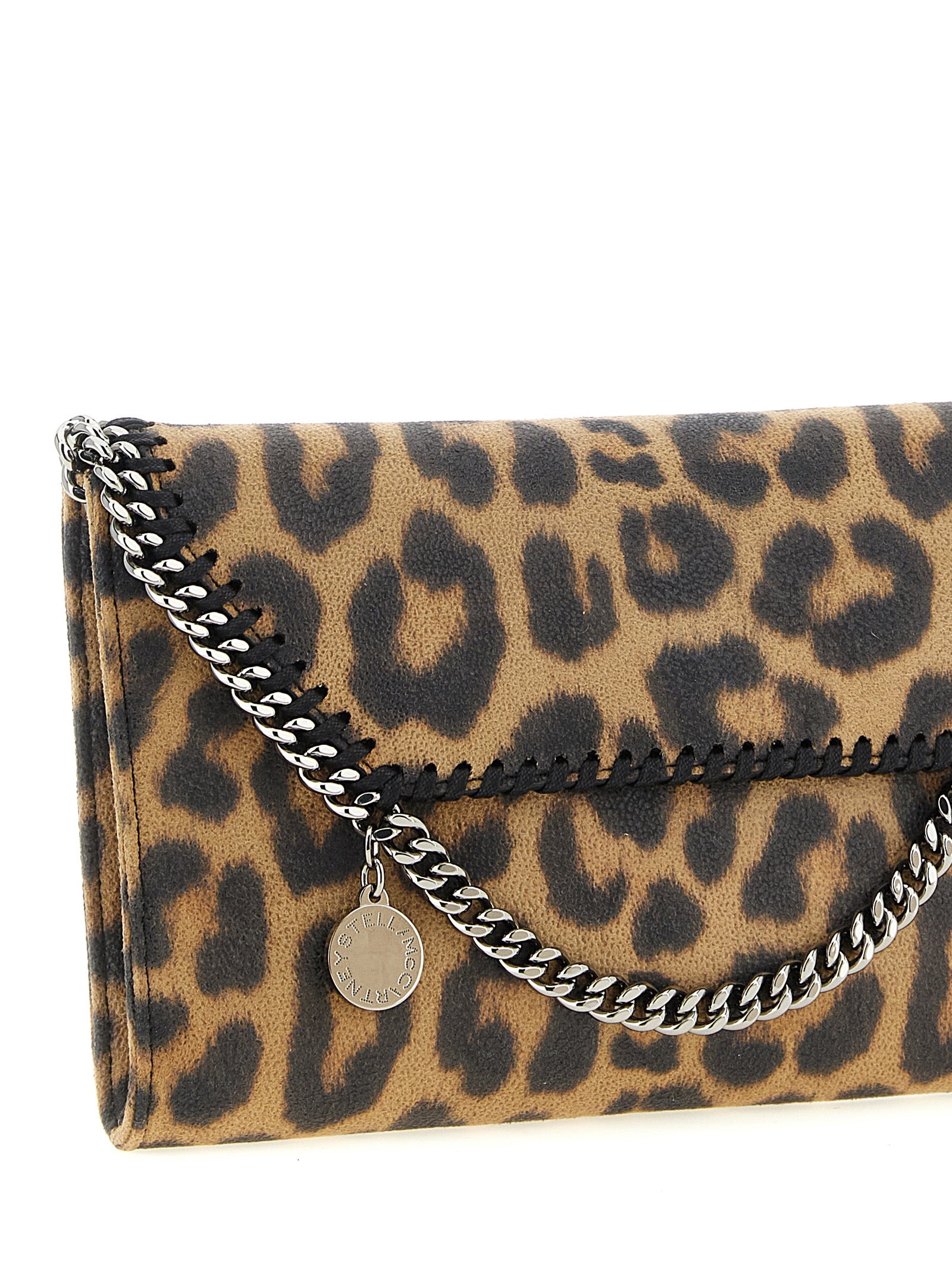 Stella McCartney Braune Clutch aus Polyester