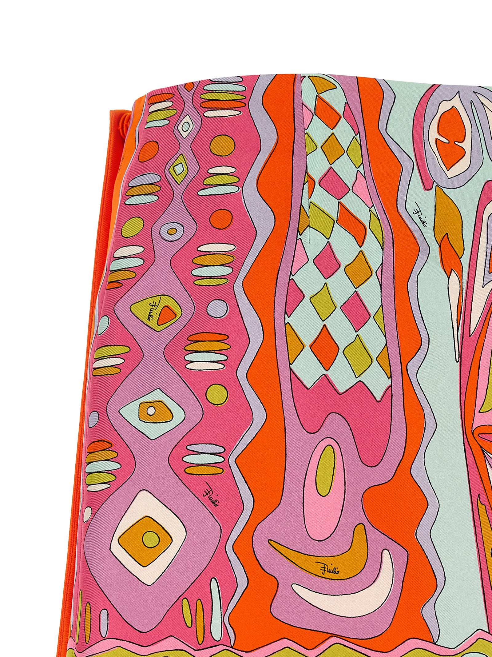Emilio Pucci Mehrfarbiger Seiden-Maxirock