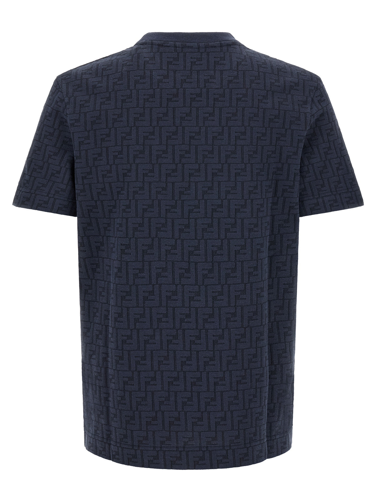 Fendi Blaues Baumwoll-T-Shirt
