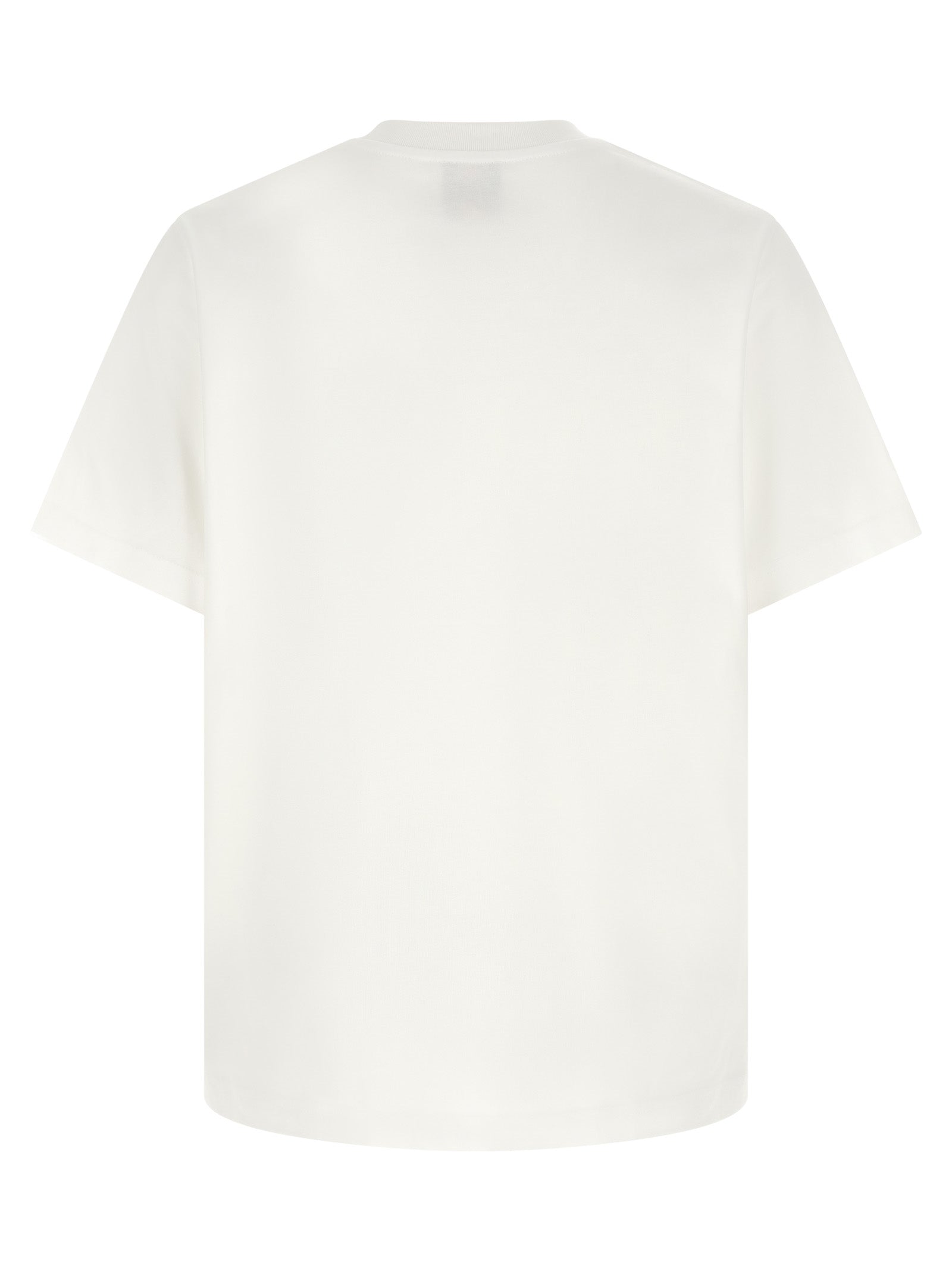Casablanca Weißes T-Shirt aus Bio-Baumwolle