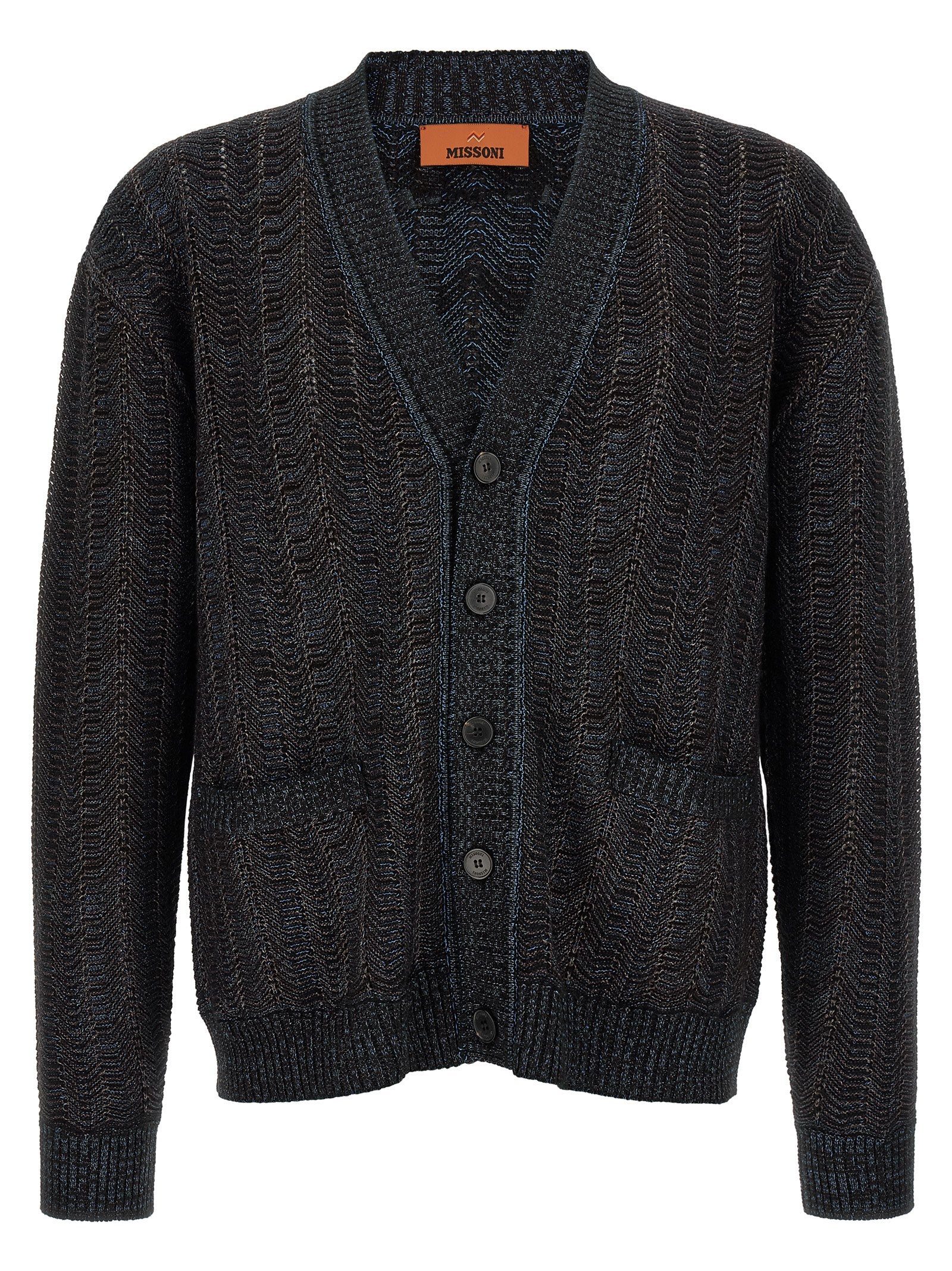 Missoni Blauer Cardigan aus Viskose