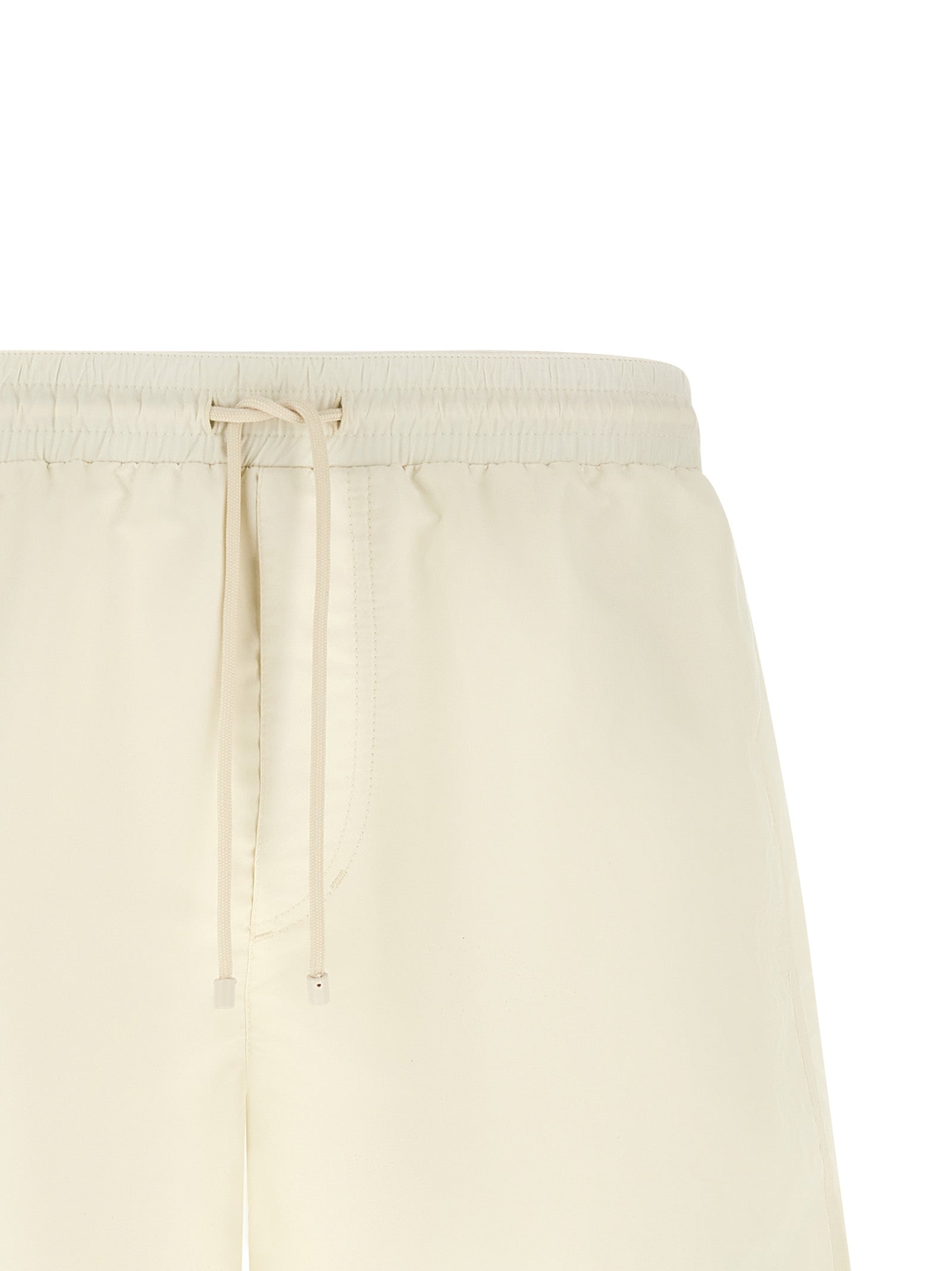 Brunello Cucinelli Elegante weiße Polyester-Badeshorts