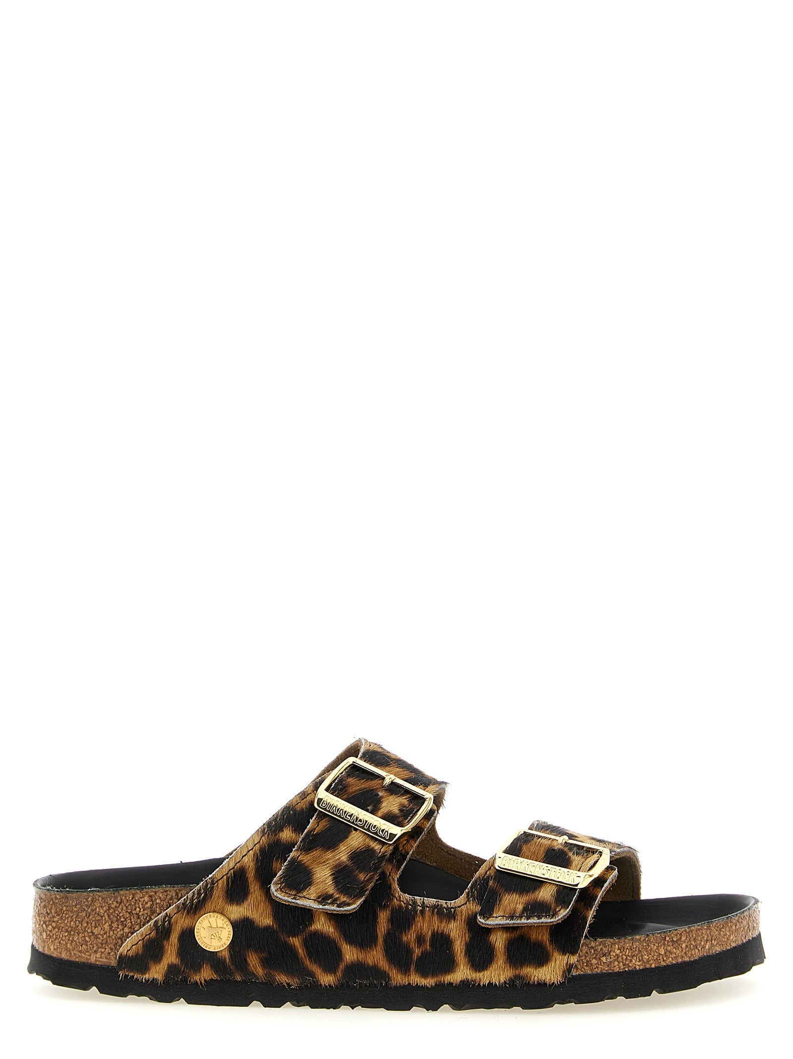 Birkenstock Braune Kalbsleder-Slipper
