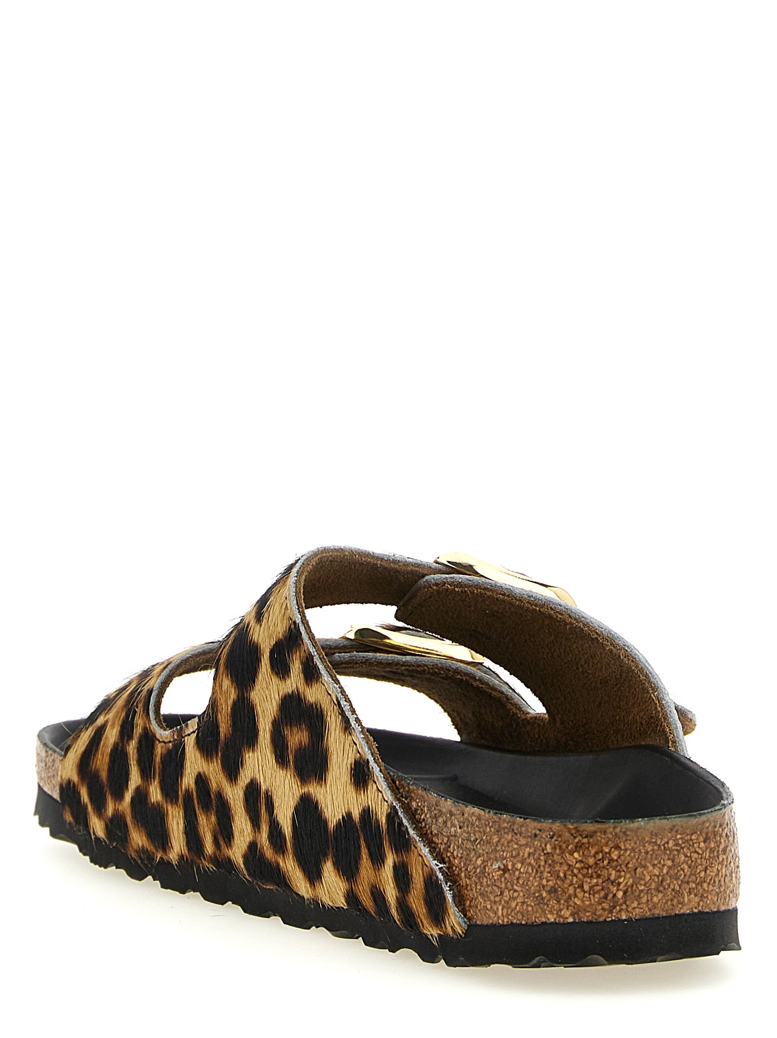 Birkenstock Braune Kalbsleder-Slipper