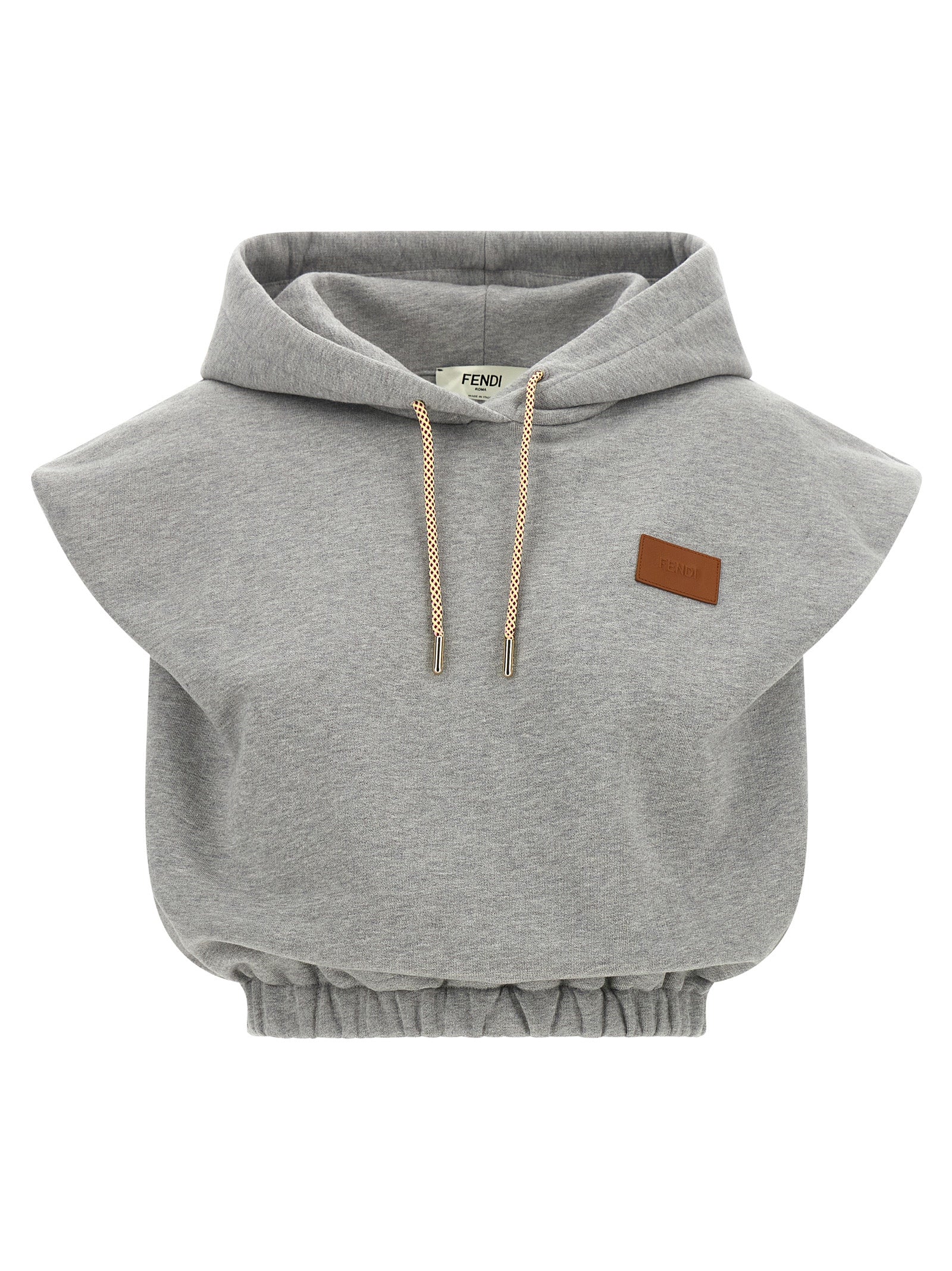 Fendi Grauer Baumwollpullover