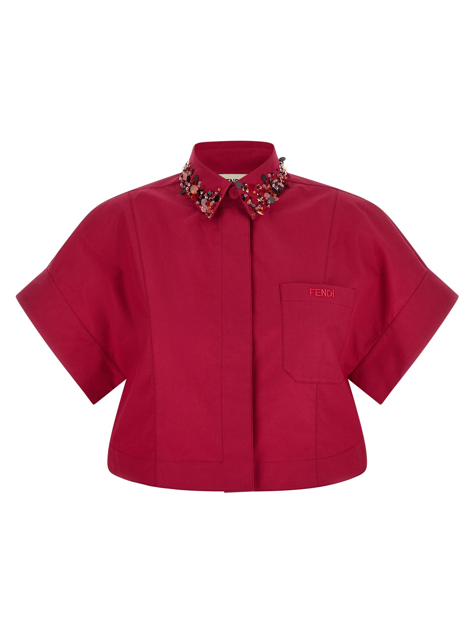 Fendi Mehrfarbige Baumwollbluse