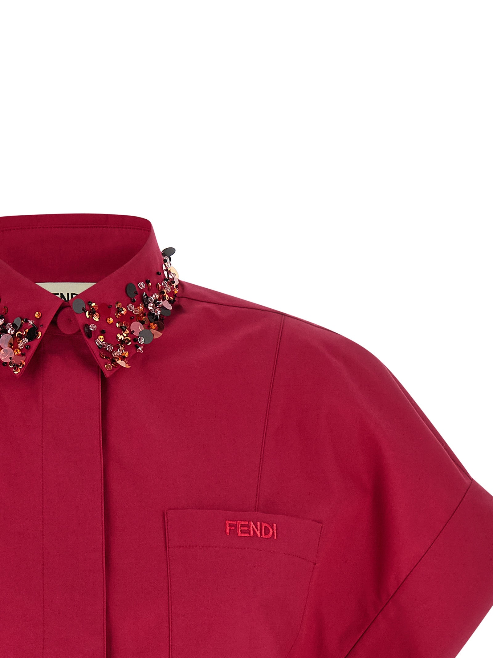 Fendi Mehrfarbige Baumwollbluse