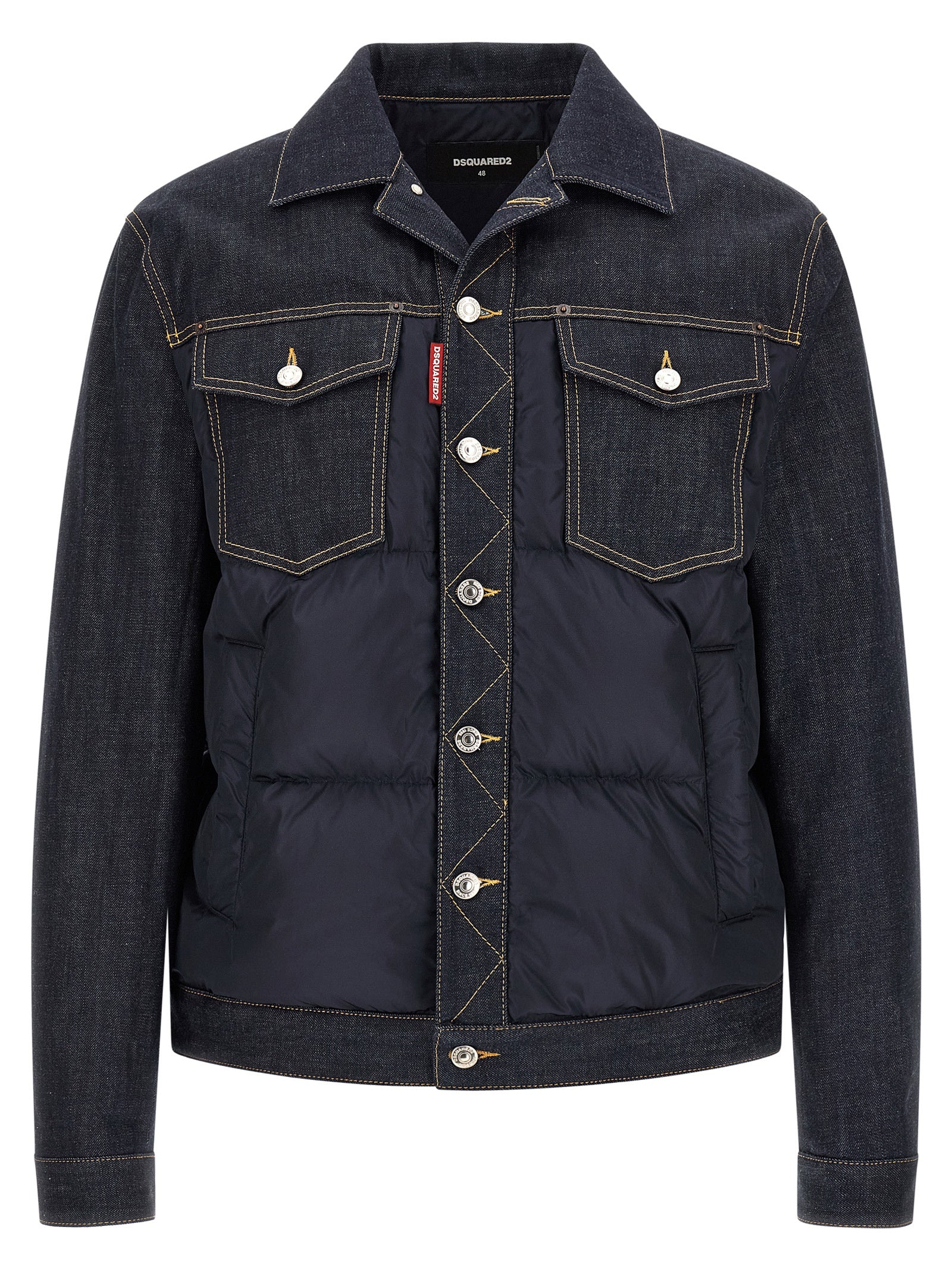 Dsquared² Blaue Jeansjacke aus Baumwolle