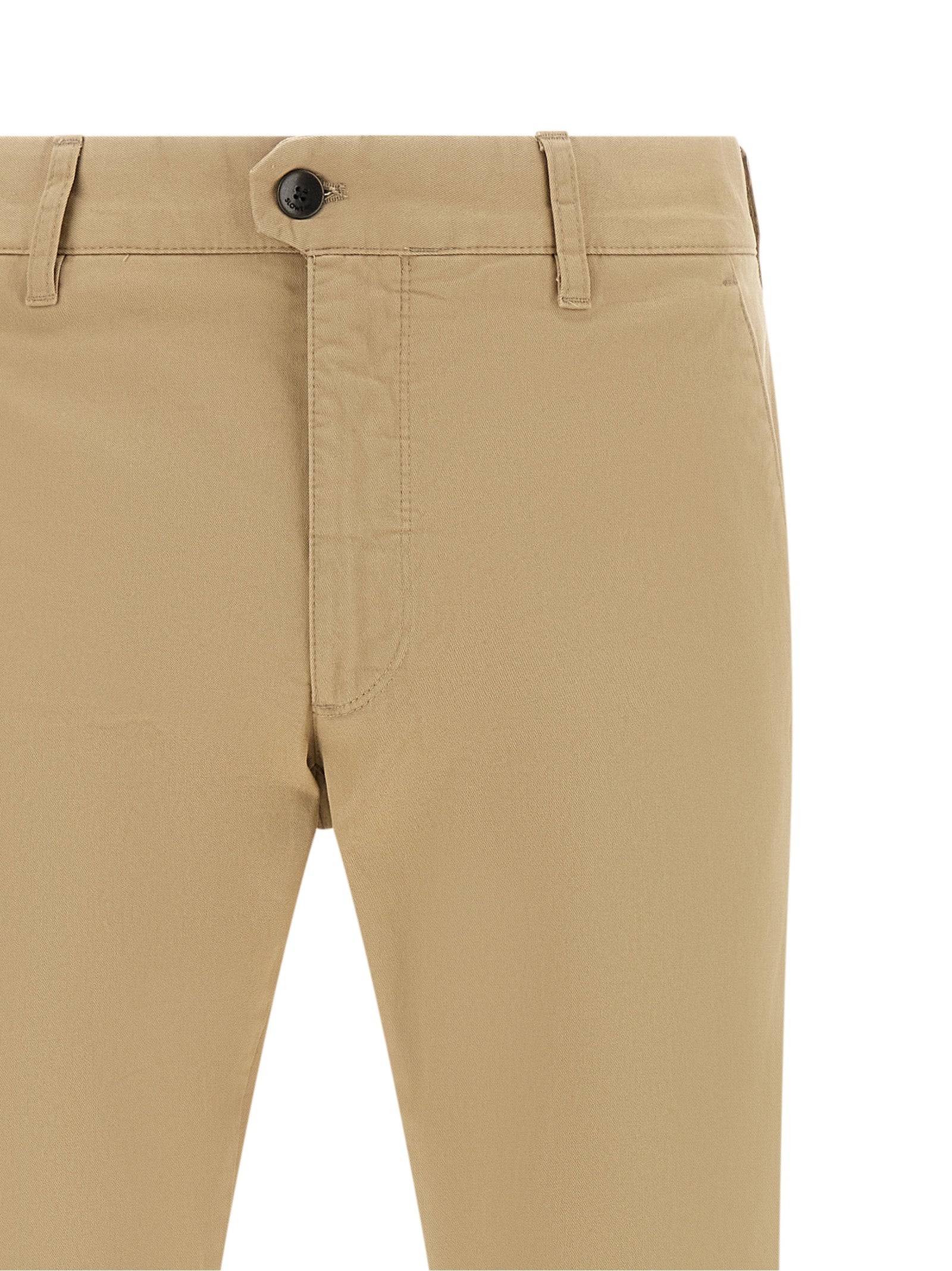Incotex Beige Baumwoll-Chino-Hose