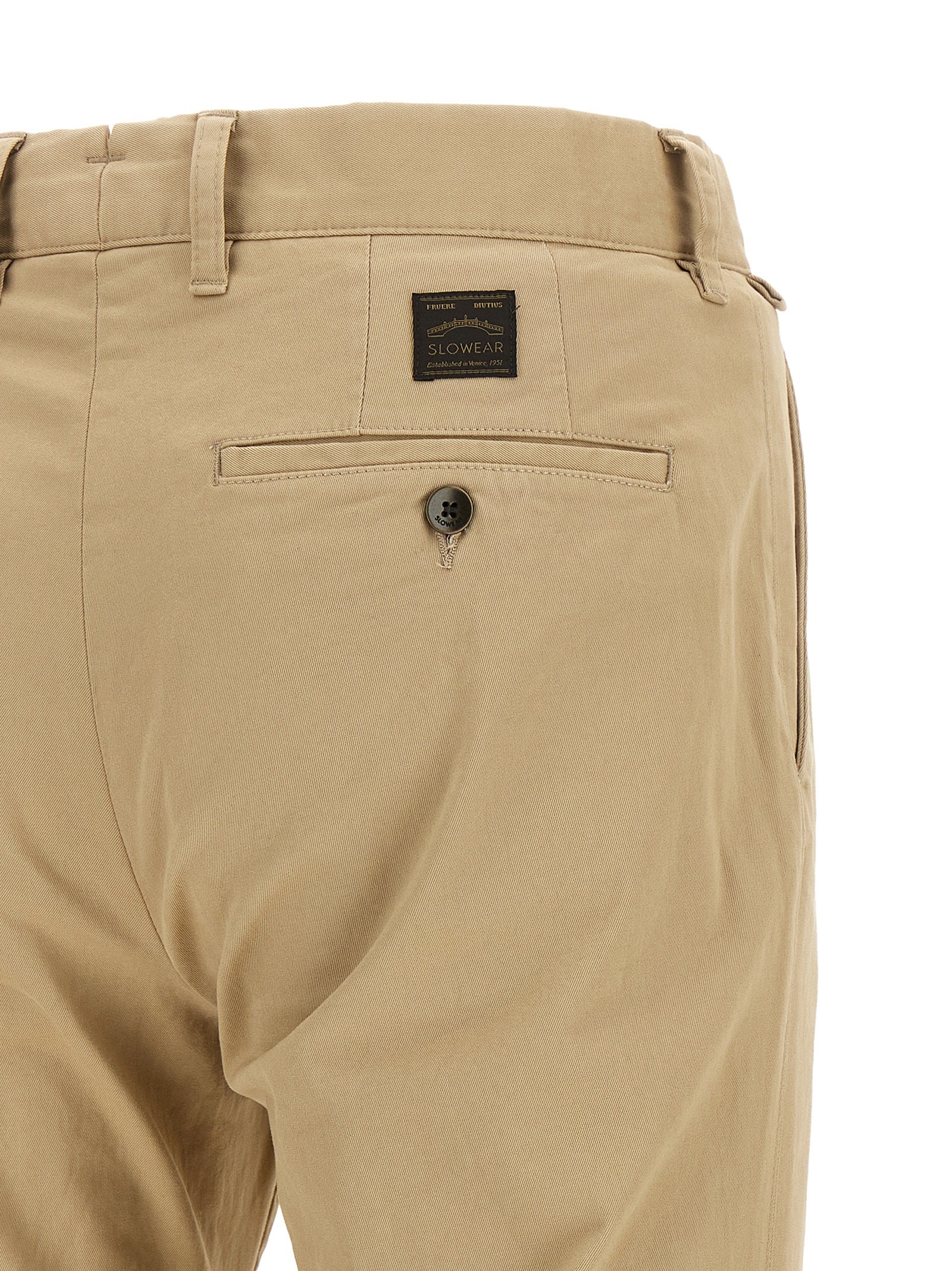 Incotex Beige Baumwoll-Chino-Hose