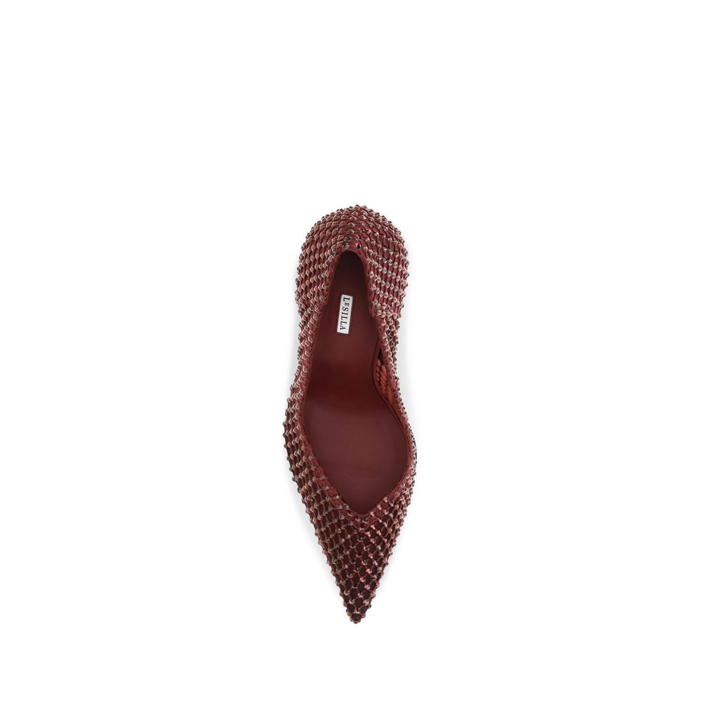 LE SILLA High Heel Pumps mit bunten Kristallen