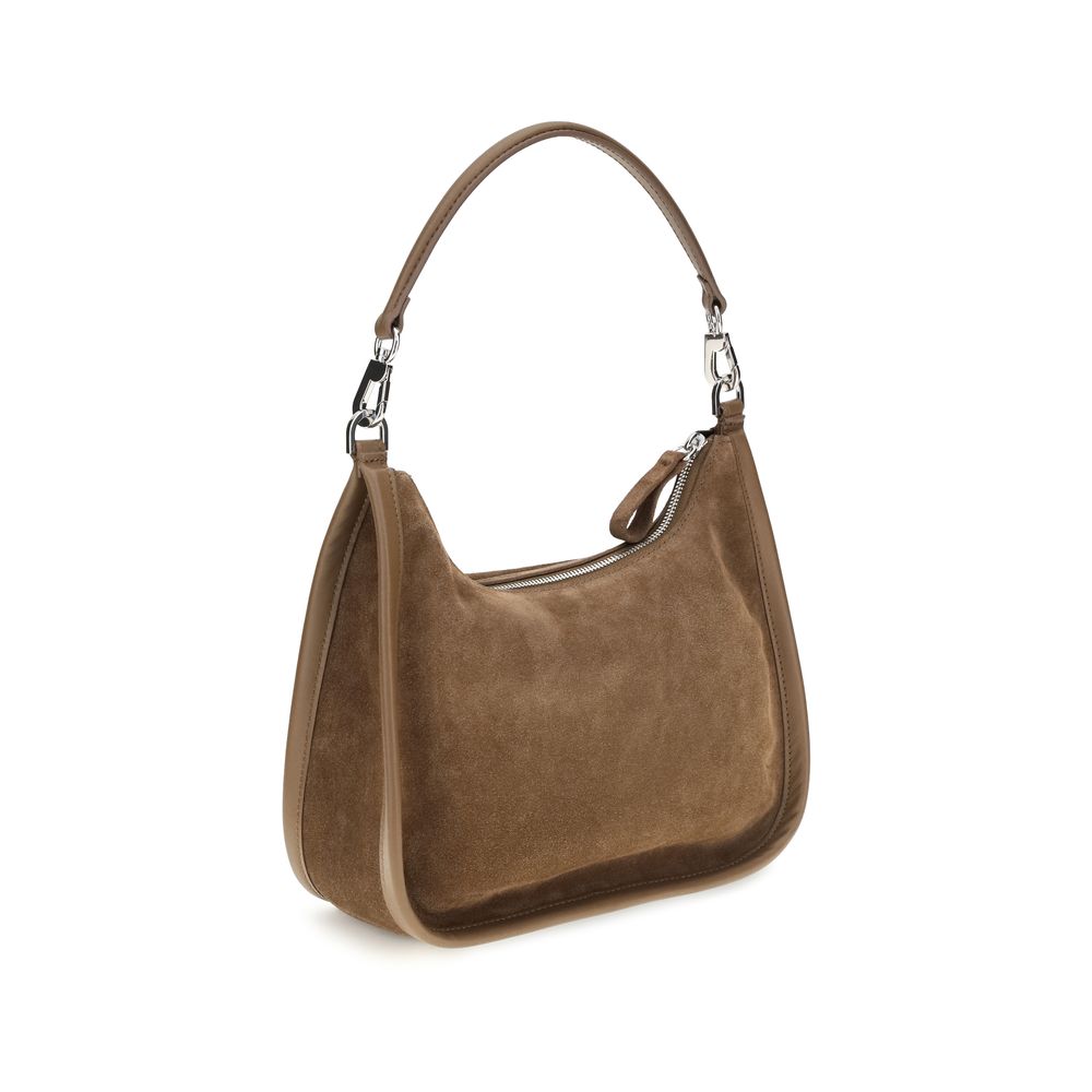 Pierre Hardy Beige Kalbsleder Bos Taurus Schultertasche