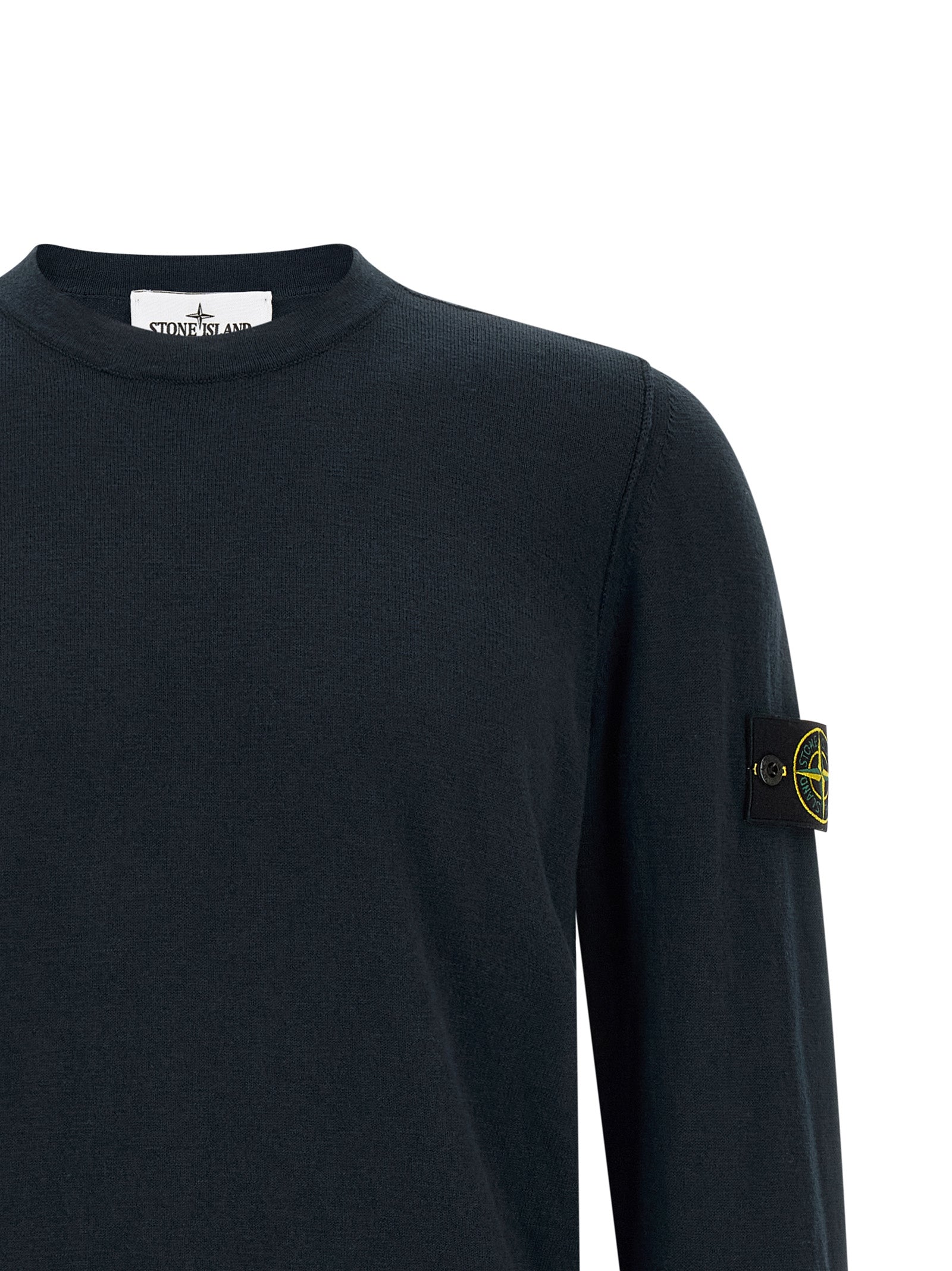 Stone Island Blauer Baumwollcardigan