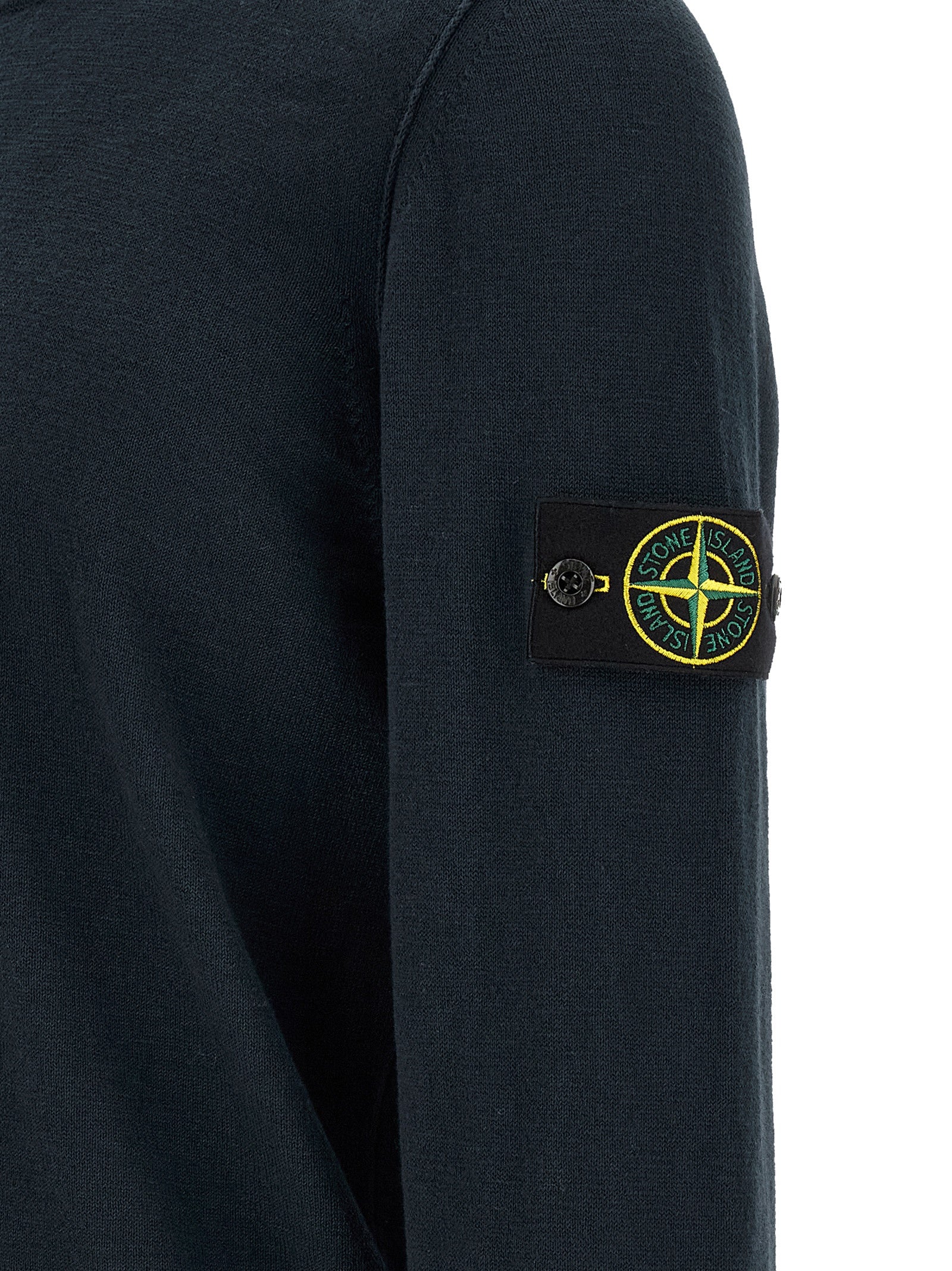 Stone Island Blauer Baumwollcardigan