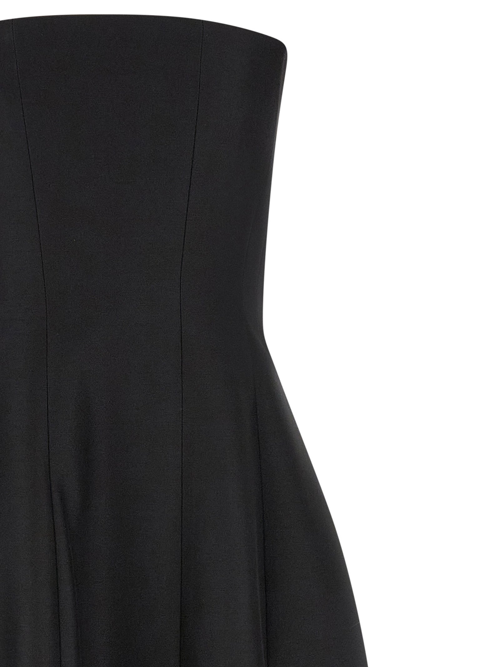 Khaite Langes Wollkleid in Schwarz