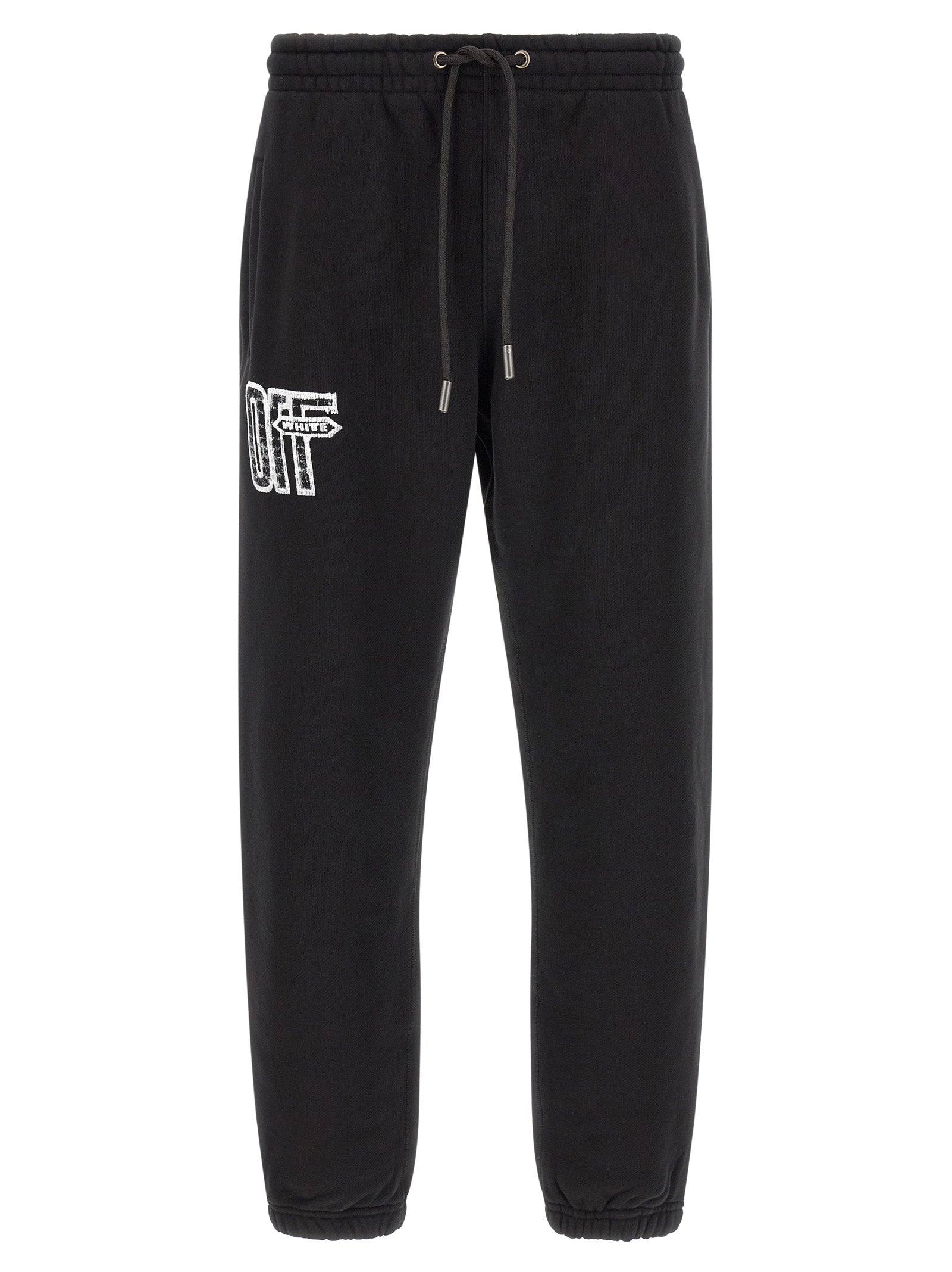 Off-White Schwarze Baumwoll-Jogginghose (Trainingshose)