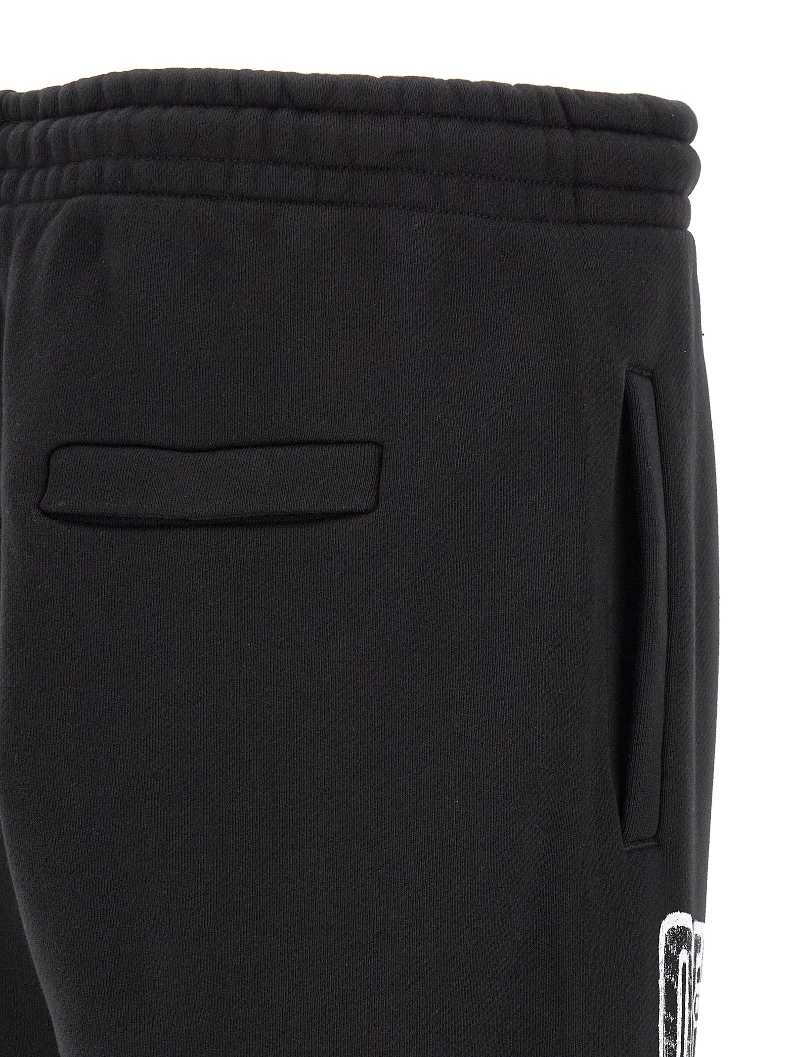 Off-White Schwarze Baumwoll-Jogginghose (Trainingshose)